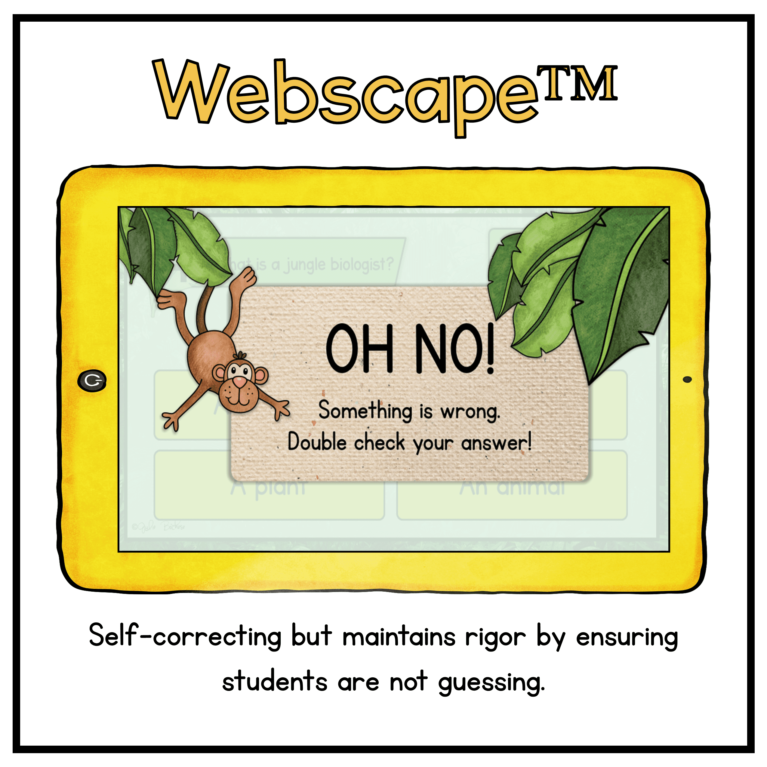 Ask & Answer Questions Safari Webscape™ Escape Room - 1st Grade - Image 11