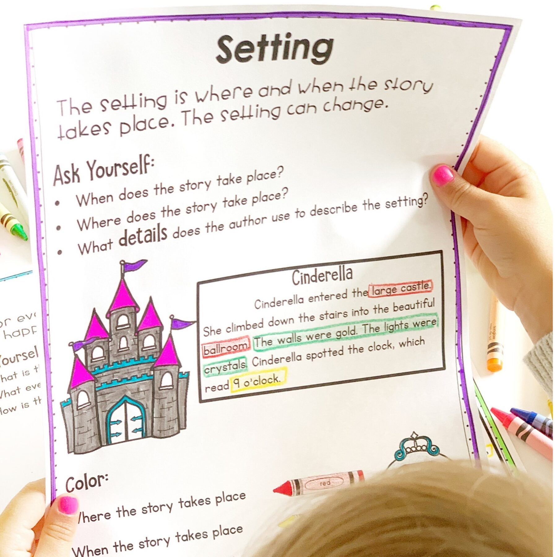 Characters, Settings, & Events - 1st Grade Florida BEST Standards - ELA.1.R.1 - Image 2