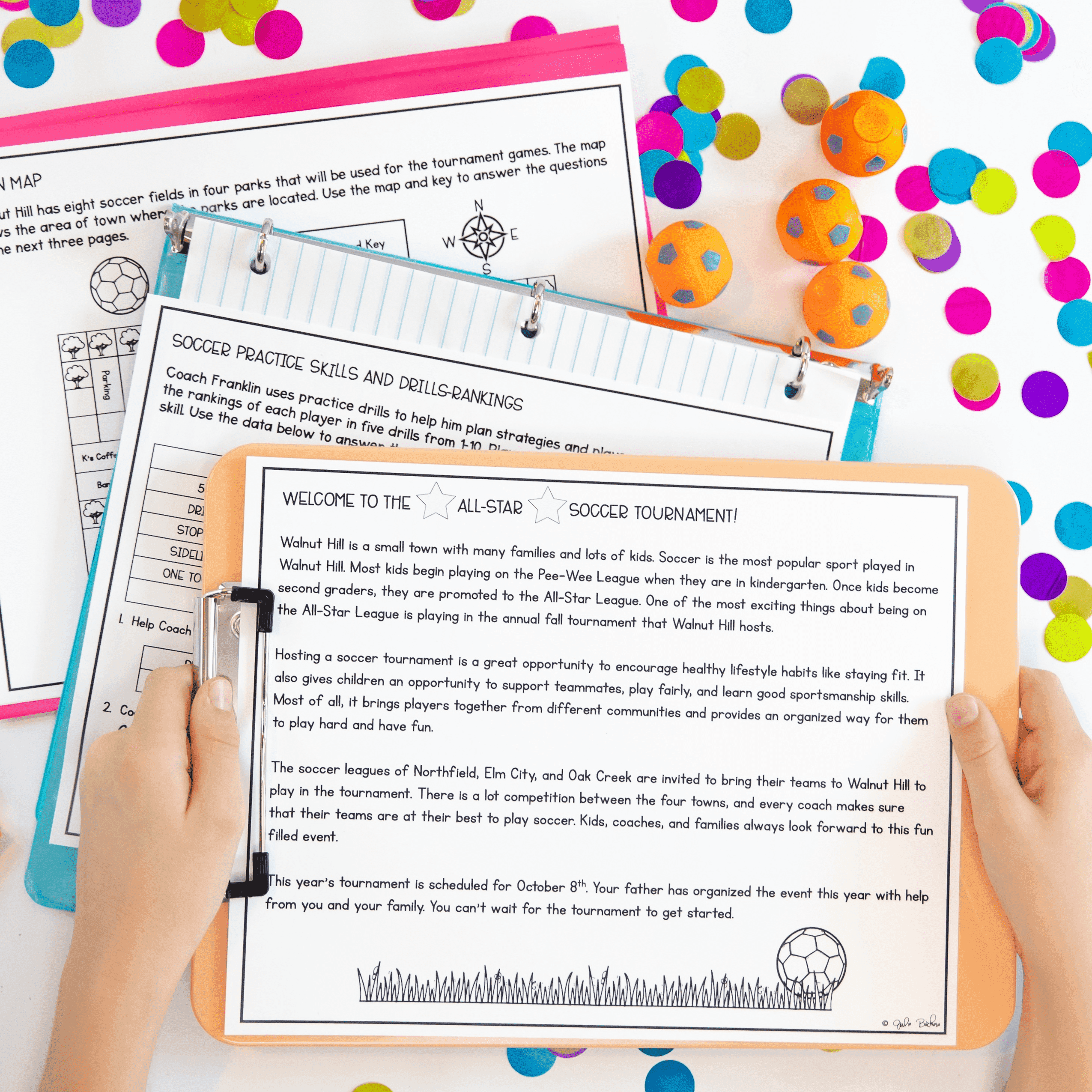 3rd Grade Math PBL - Soccer Project Based Learning - Printable & Digital - Image 2