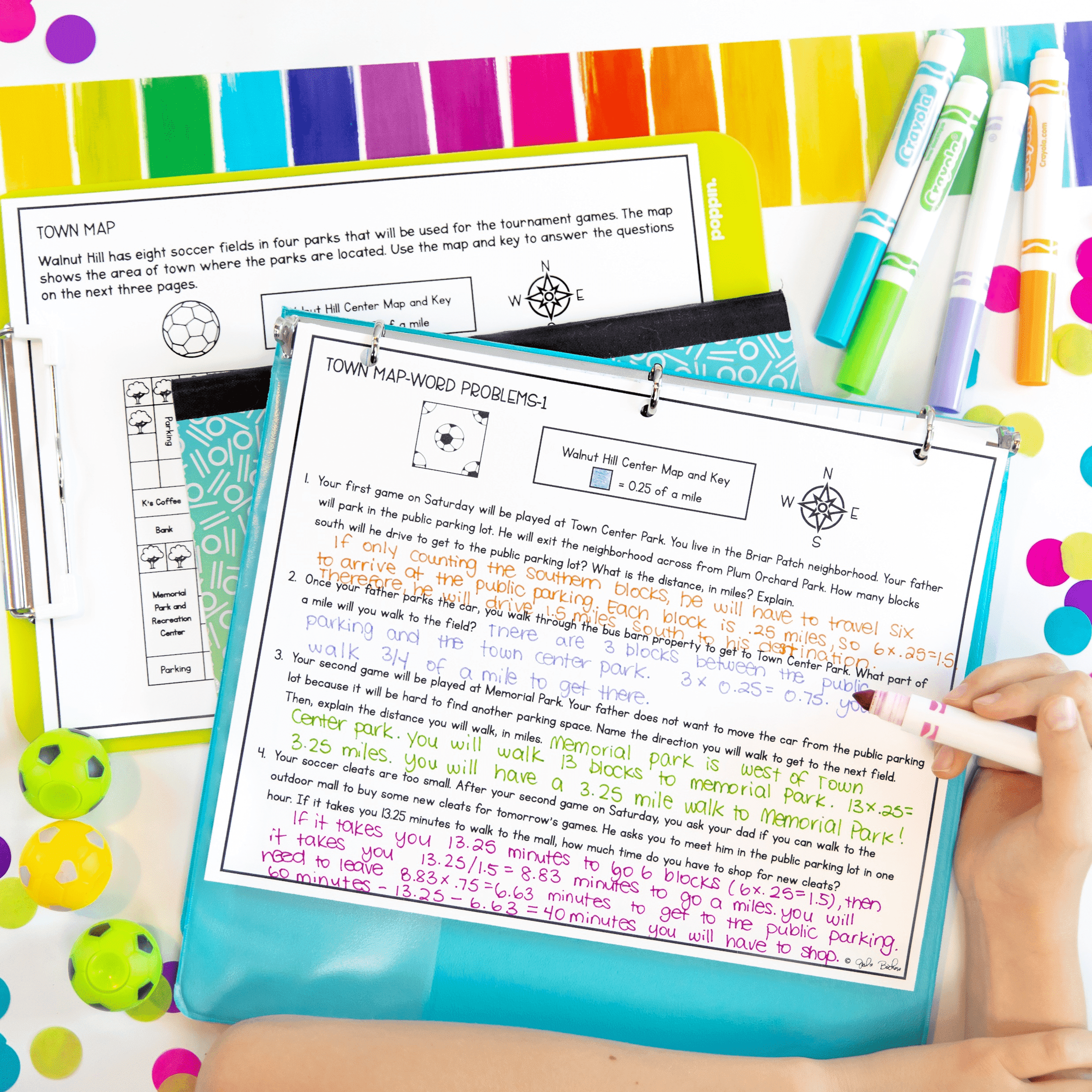 5th Grade Math PBL - Soccer Project Based Learning - Printable & Digital - Image 2