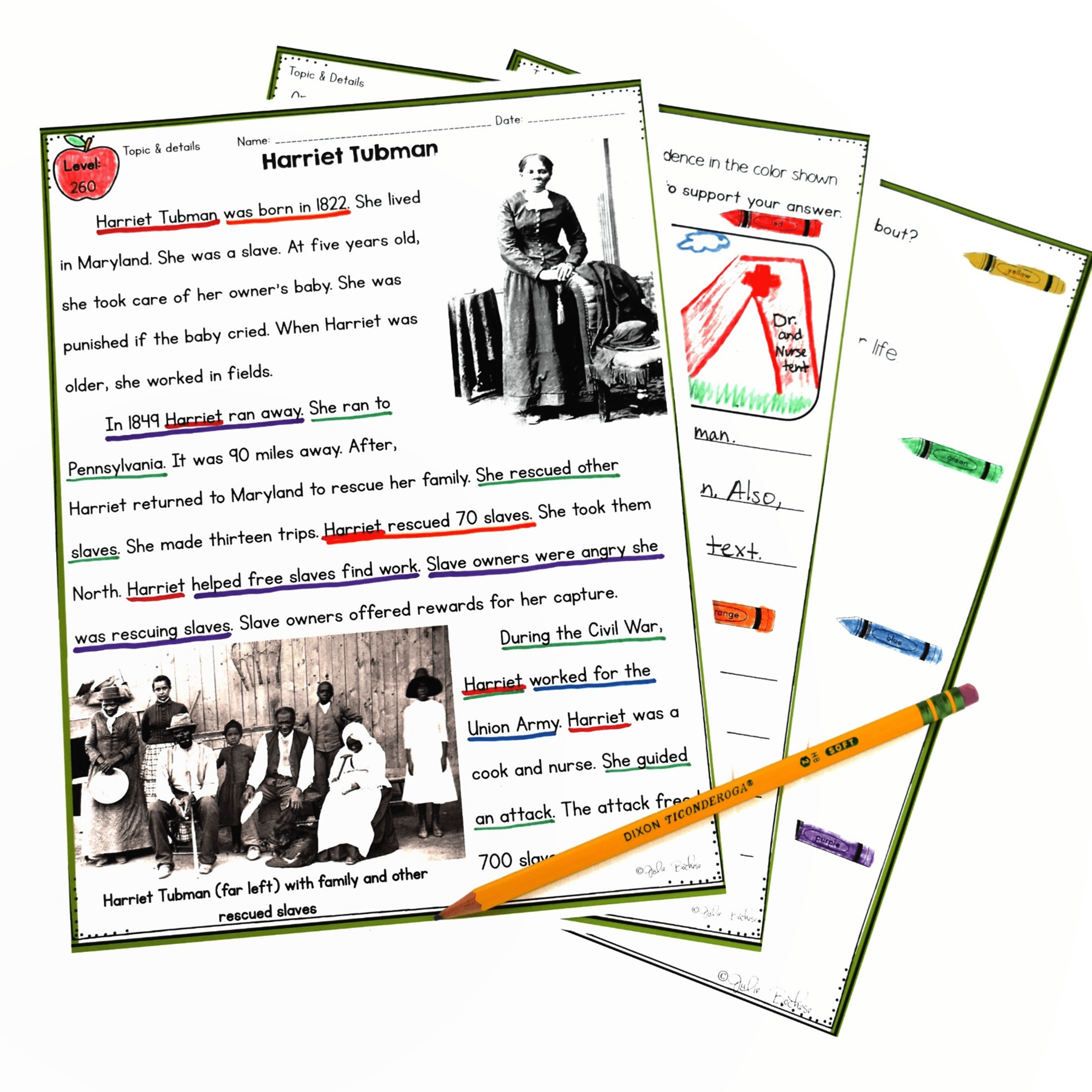 Topics & Details - 1st Grade Florida BEST Standards - ELA.1.R.2.2 - Image 2