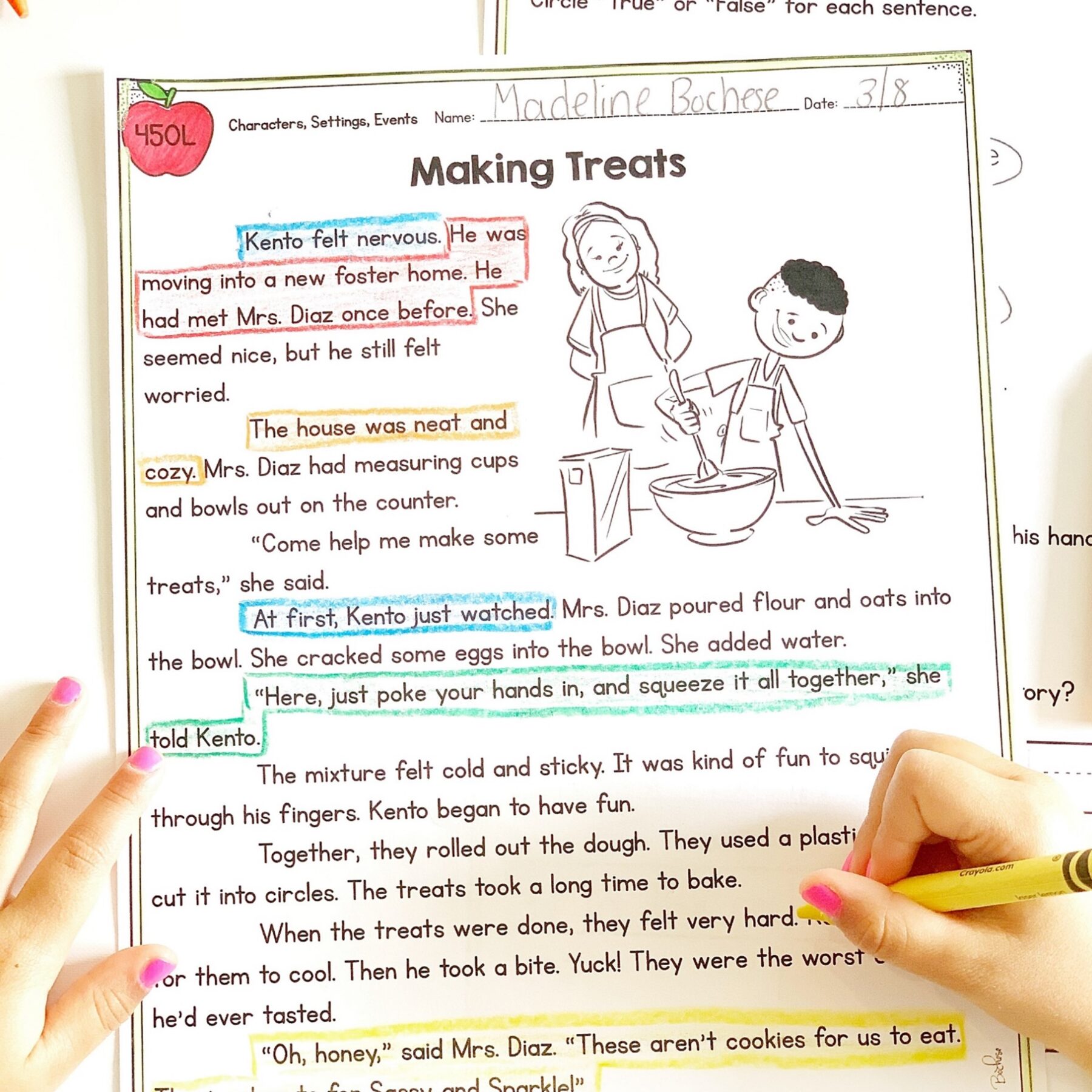 Characters, Settings, & Events - 1st Grade Florida BEST Standards - ELA.1.R.1 - Image 3