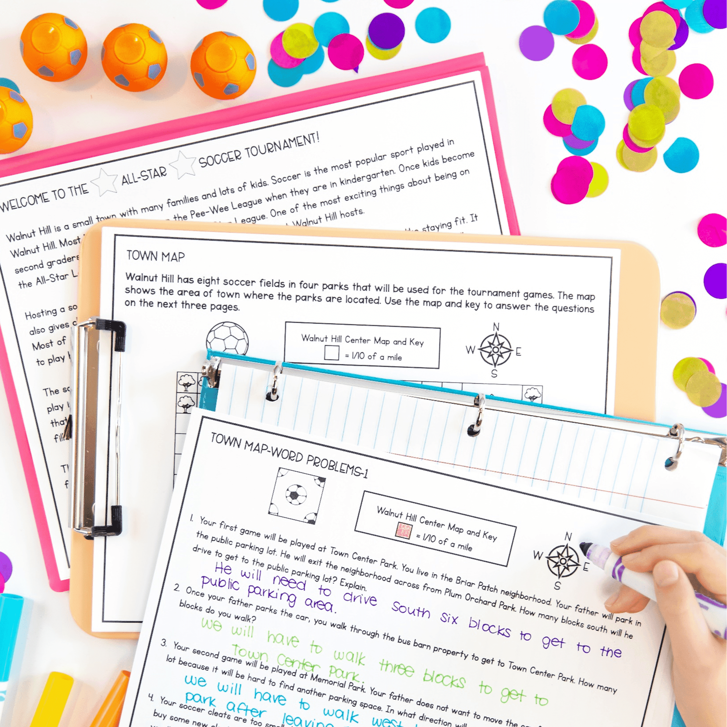 3rd Grade Math PBL - Soccer Project Based Learning - Printable & Digital - Image 3
