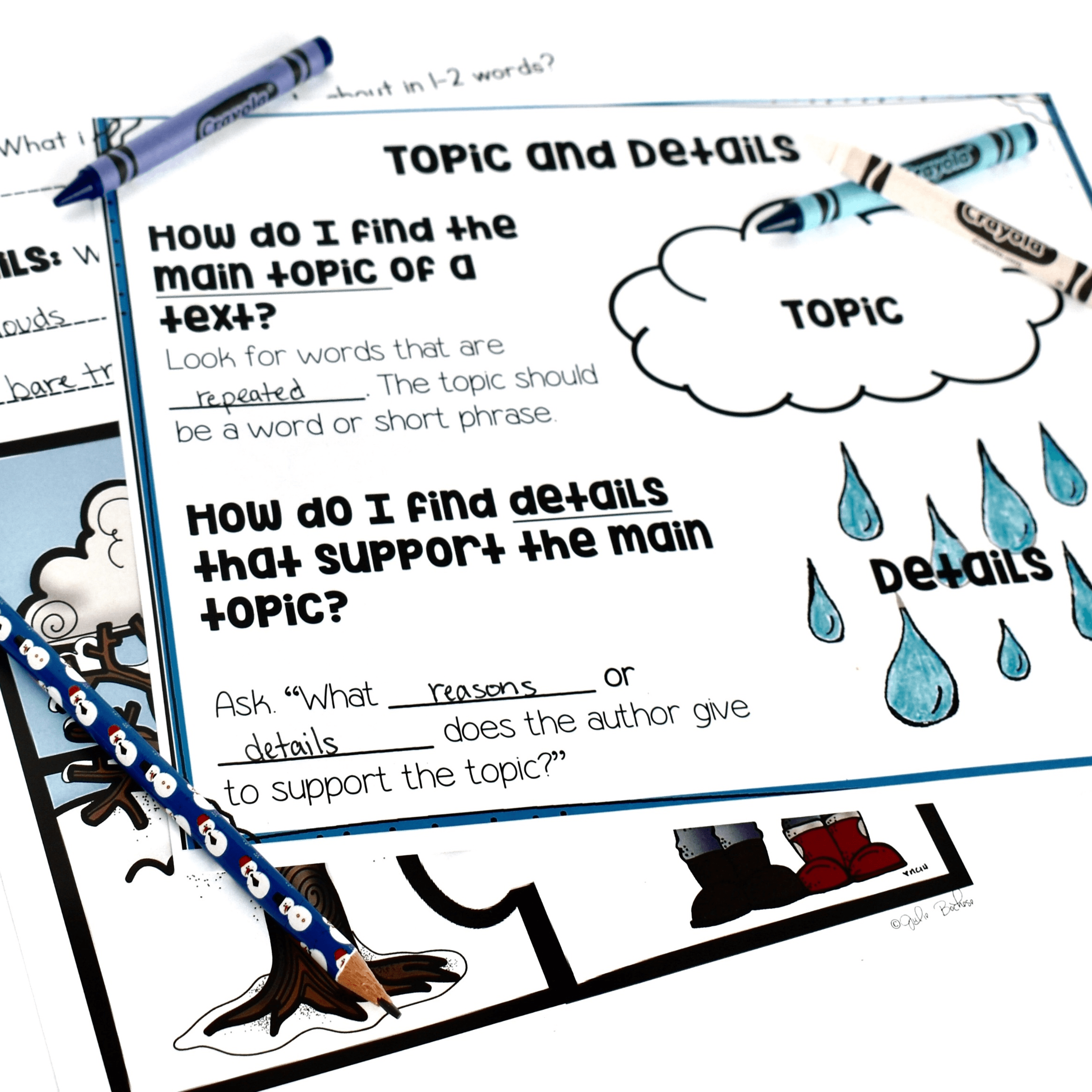 Topics & Details - 1st Grade Florida BEST Standards - ELA.1.R.2.2 - Image 3