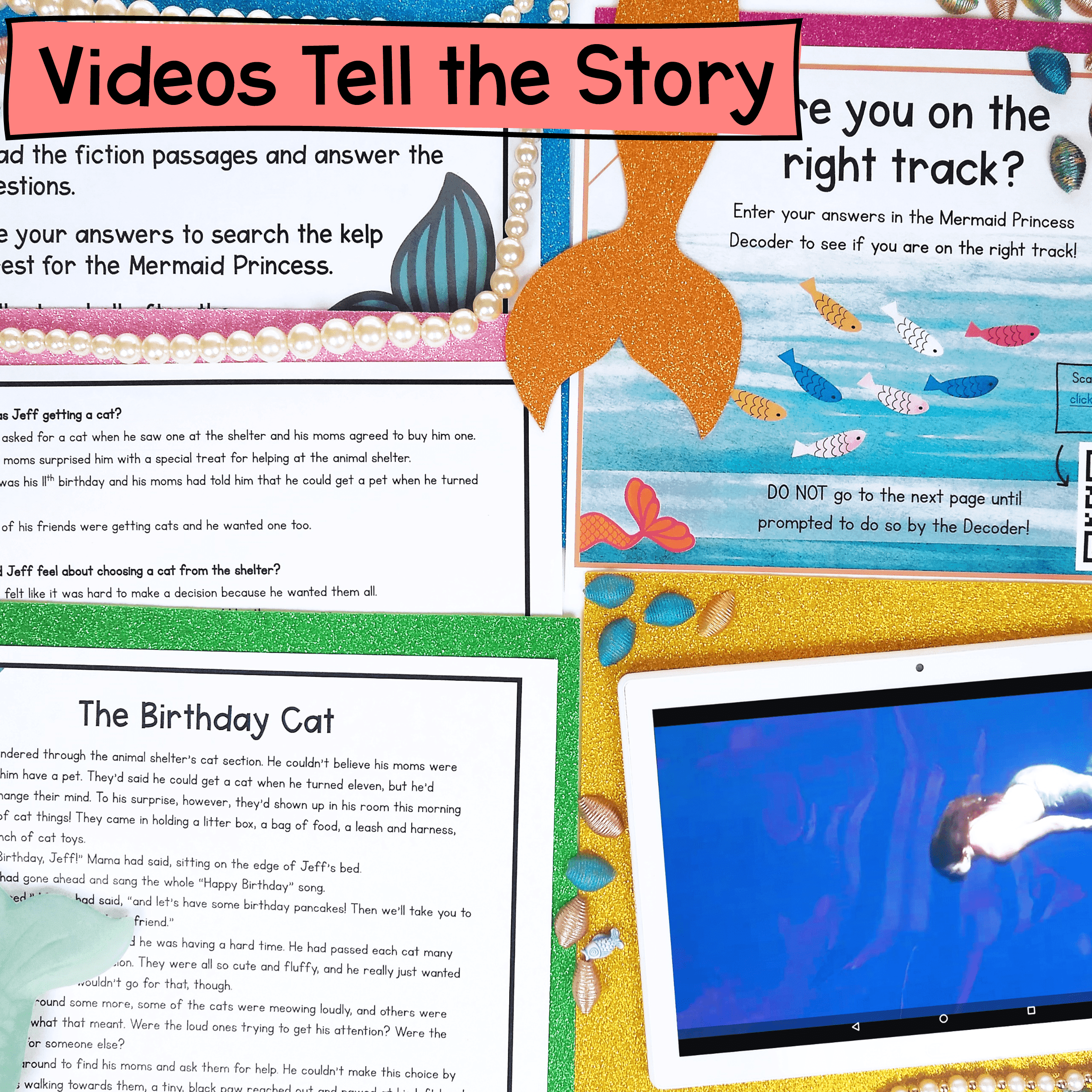 Fiction Reading Comprehension Review Escape Room & Webscape™ - 2nd 3rd Grade ELA - Image 3