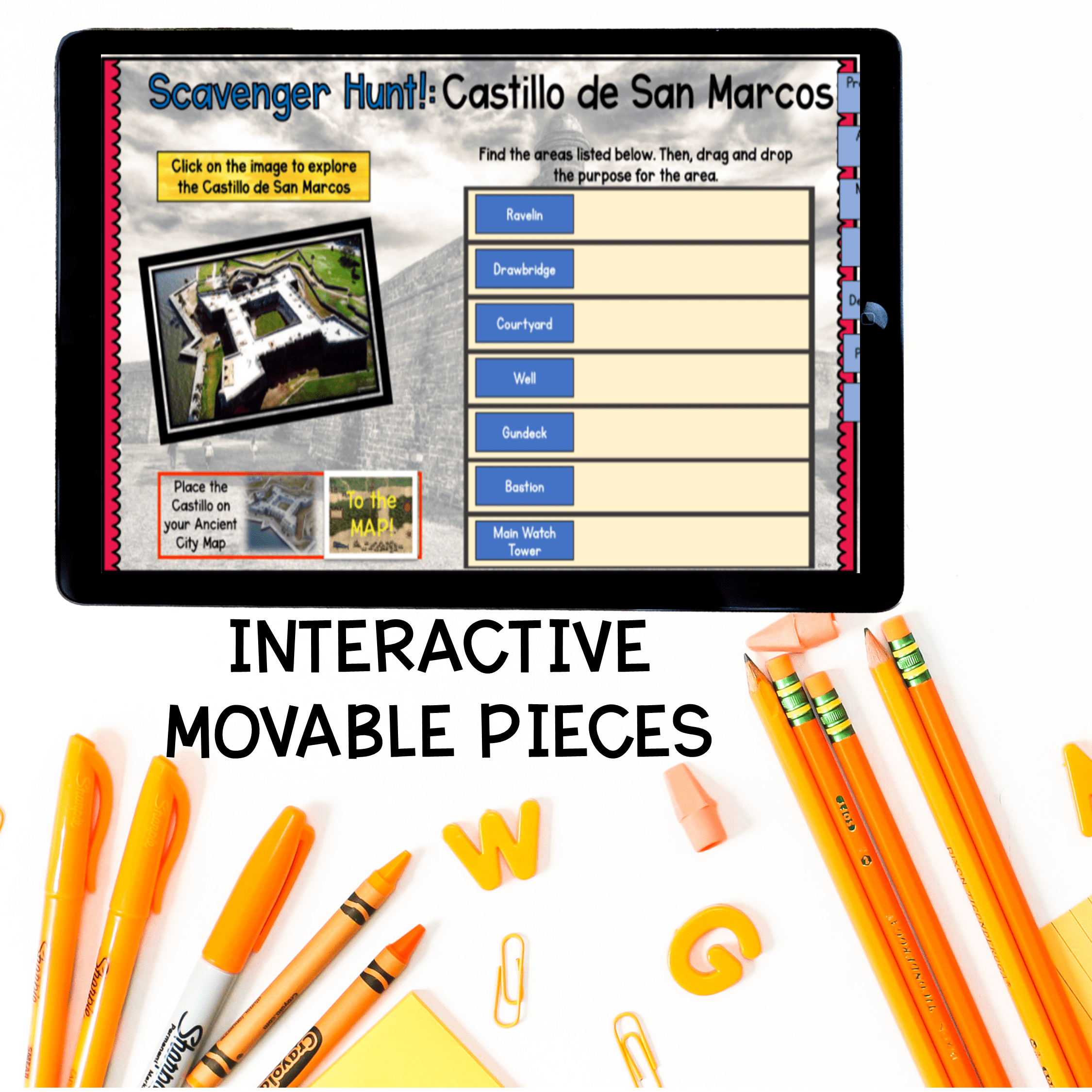 Virtual Field Trip St. Augustine Florida Google Slides Digital Resource Activity - Image 4