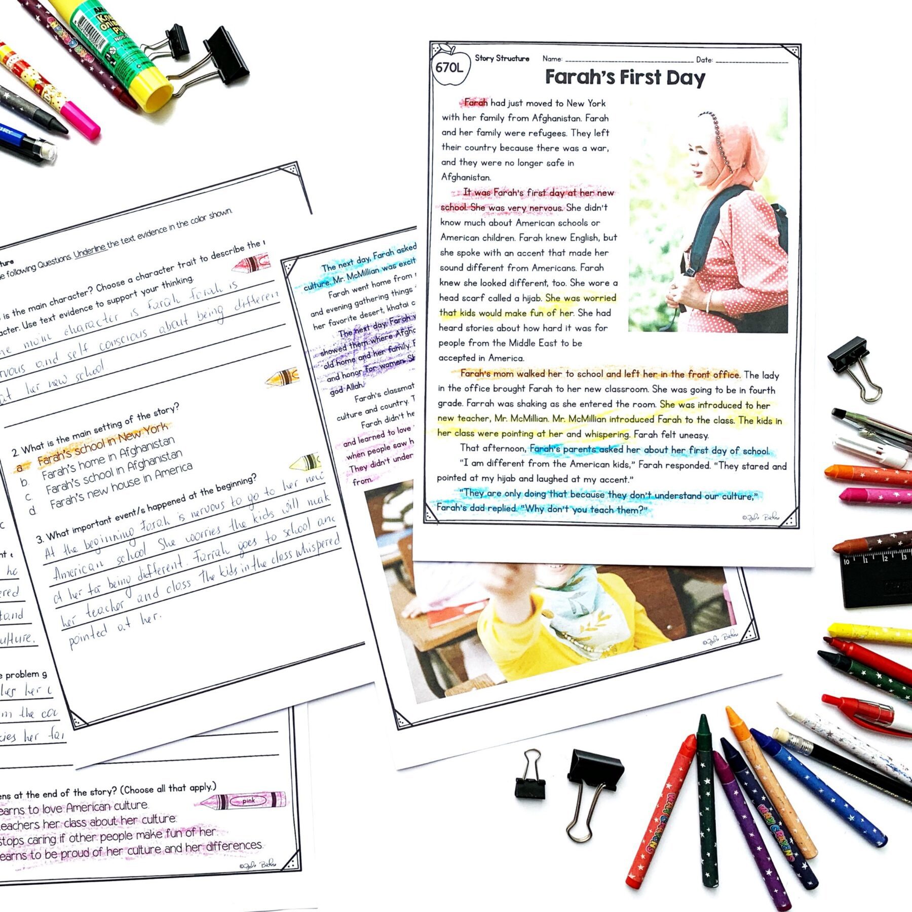 Plot Structure 2nd Grade Florida BEST Reading Comprehension Passages ELA.2.R.1.1 - Image 4