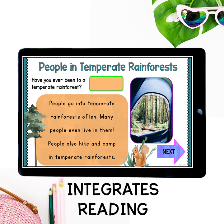 Virtual Field Trip - Temperate Forest Biome 1st Grade Google Slides & Seesaw - Image 4