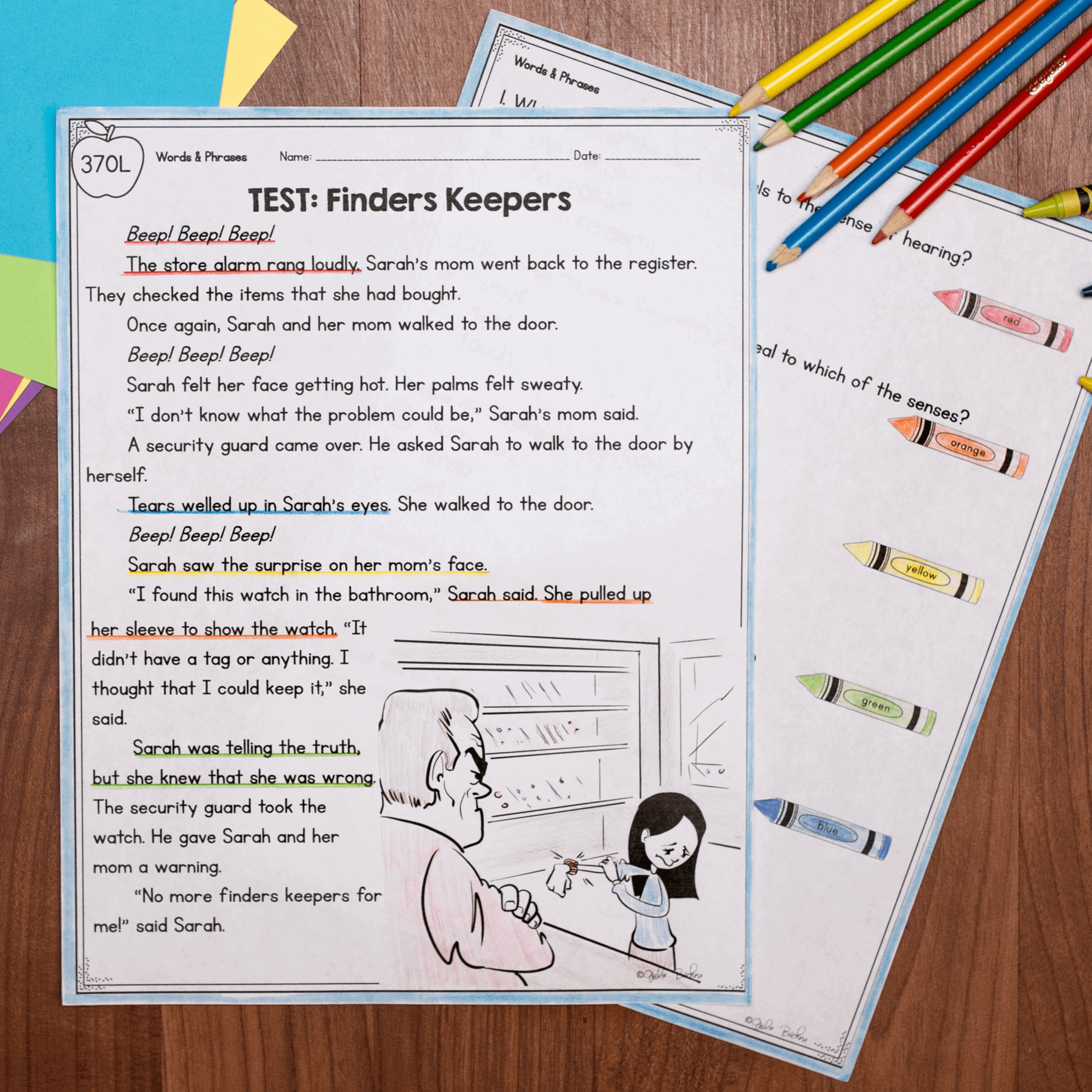 Descriptive Language - 1st Grade Florida BEST Standards - B.E.S.T. ELA.1.R.3.1 - Image 4