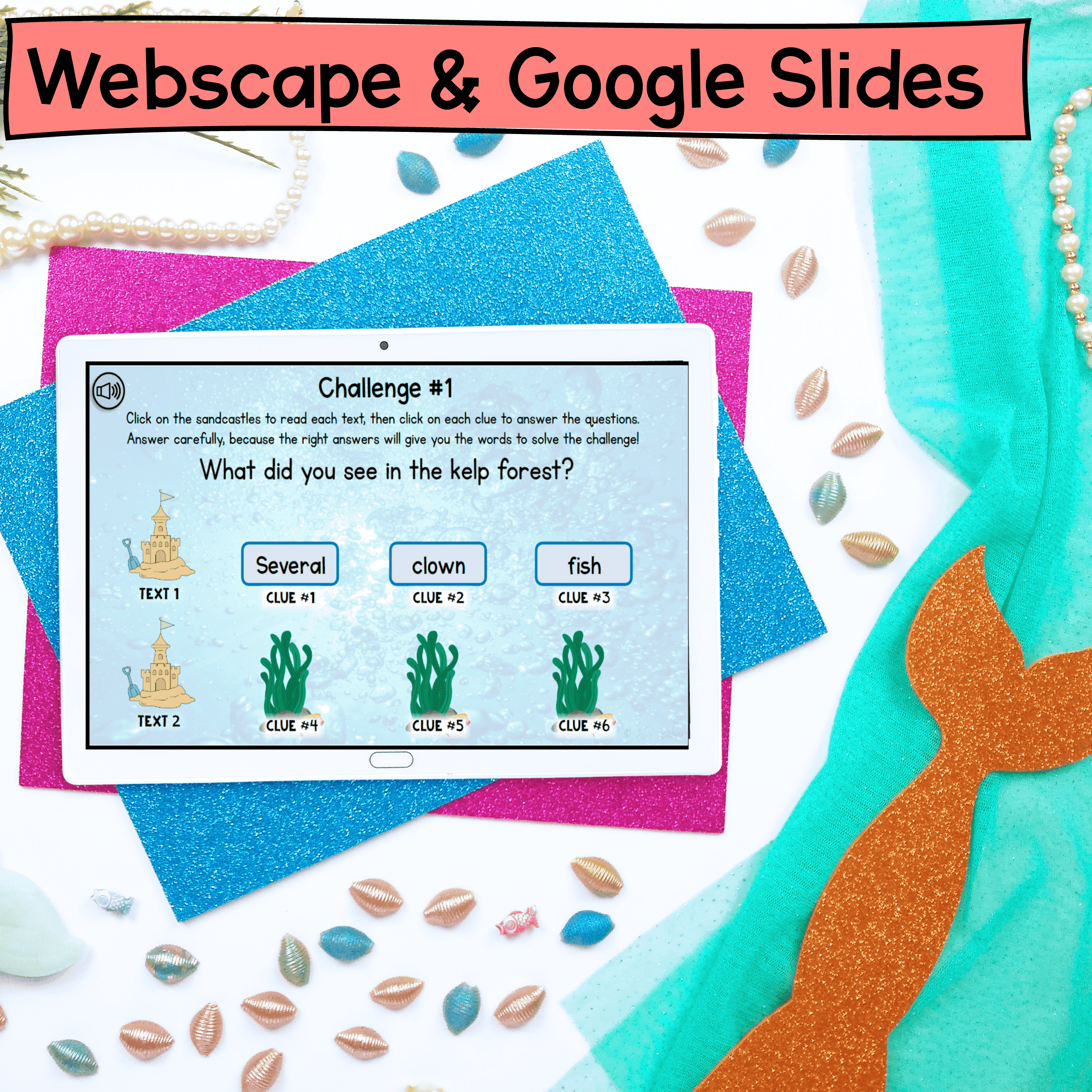 Fiction Reading Comprehension Review Escape Room & Webscape™ - 2nd 3rd Grade ELA - Image 4