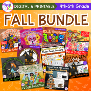 Fall Bundle - 4th-5th Grade - Digital and Printable Format