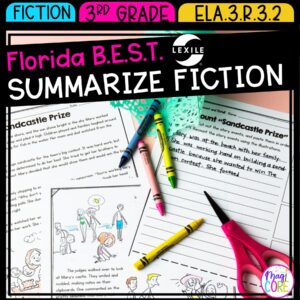 Summarize Fiction - 3rd Grade Florida BEST Standards - ELA.3.R.3.2