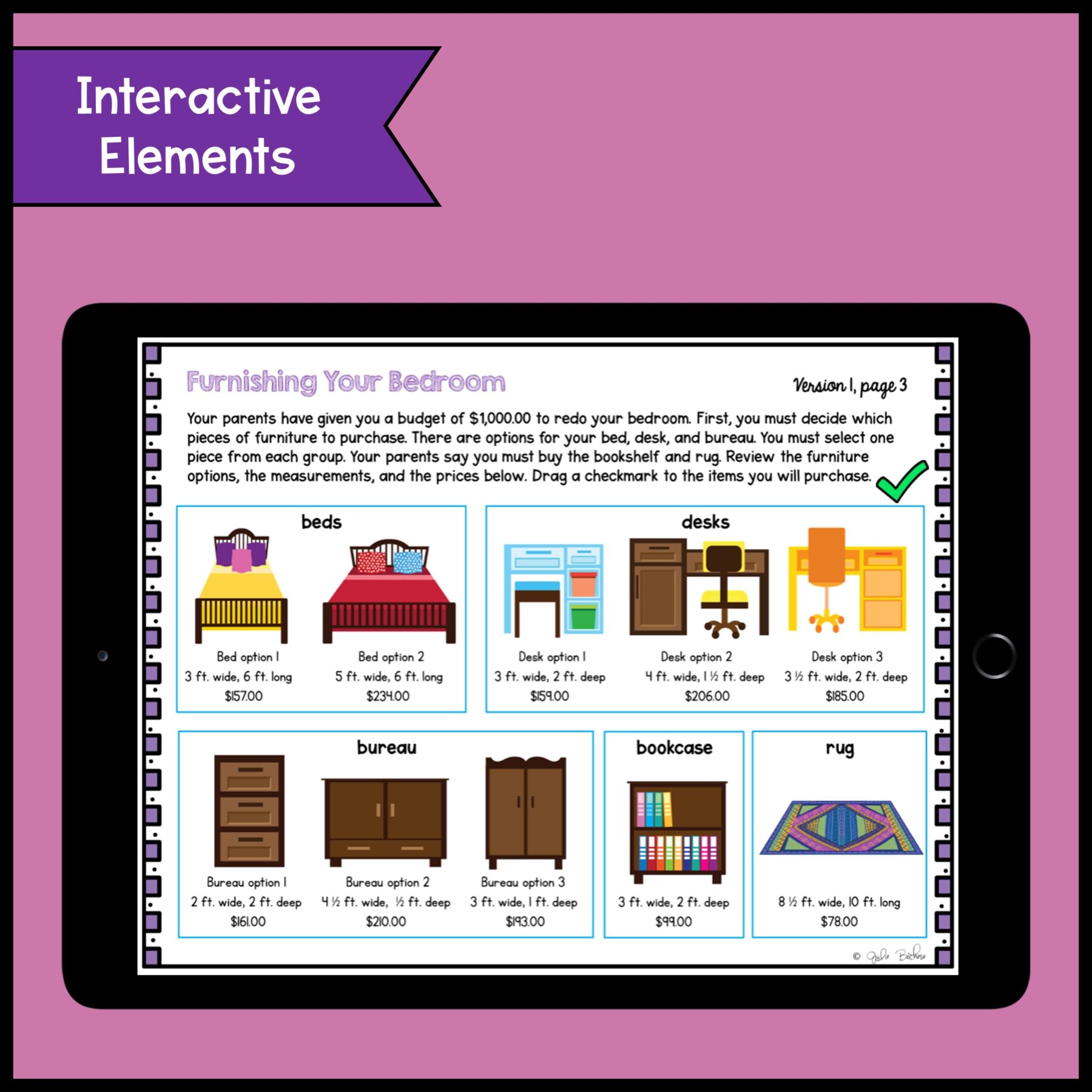 3rd Grade Math Project Based Learning Bundle #2 - Image 10