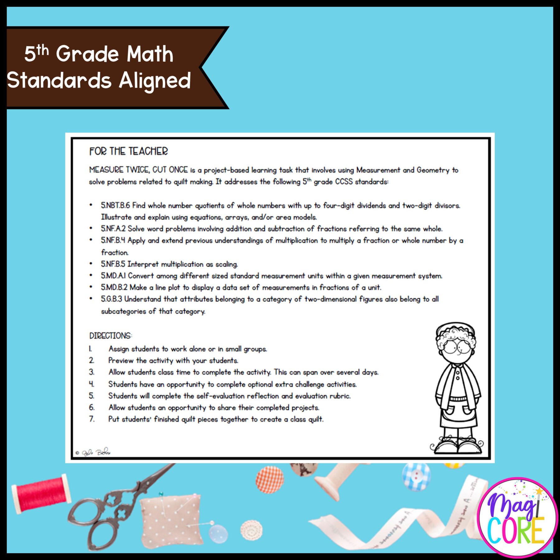 5th Grade Math Project Based Learning Bundle #1 - Image 10