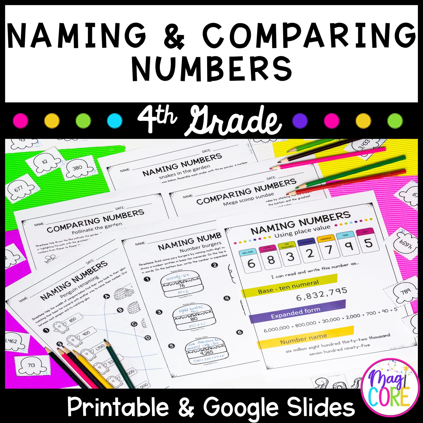 4th Grade Math Year Long Bundle - Print and Digital - Image 9
