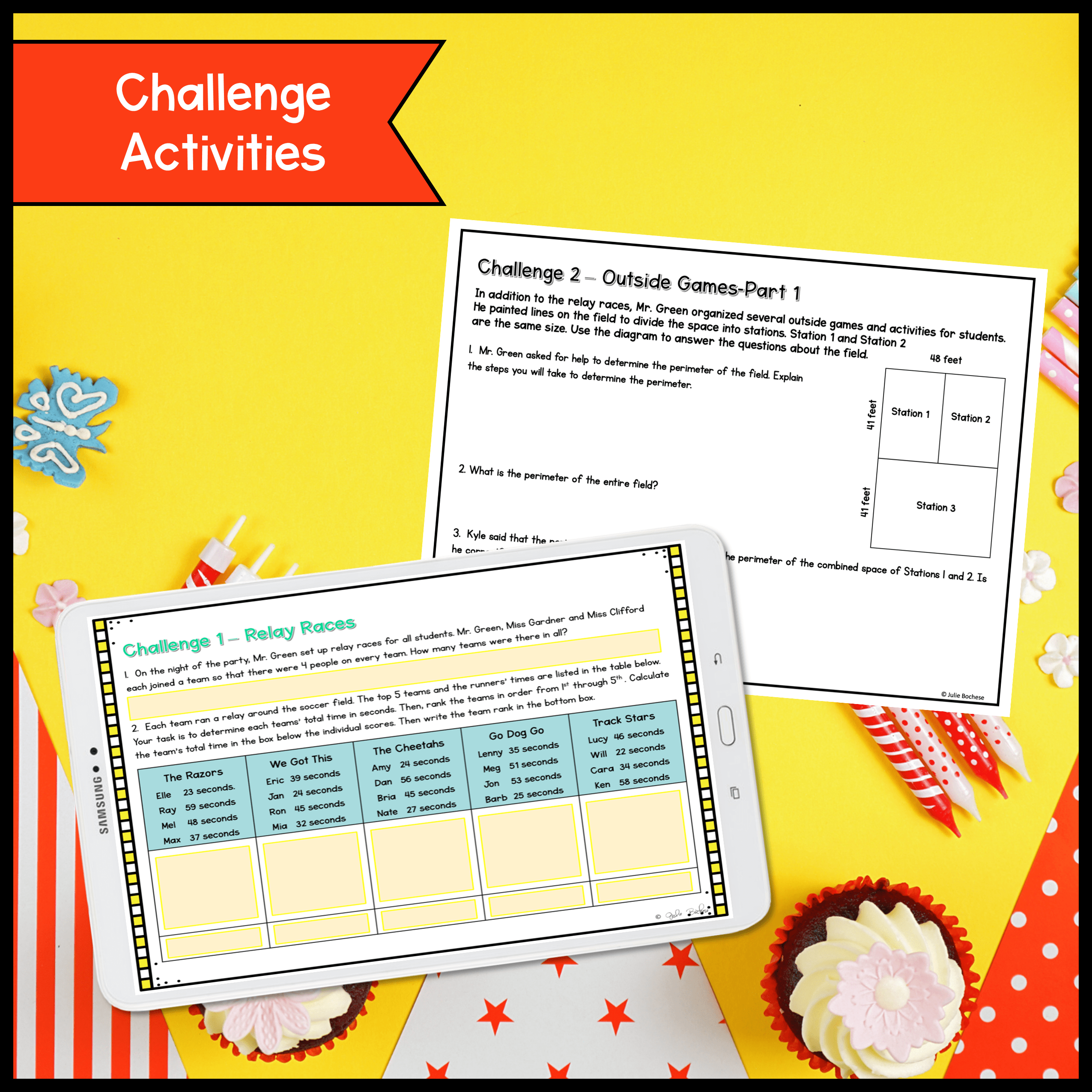 3rd Grade Math Project Based Learning Bundle #3 - Image 12