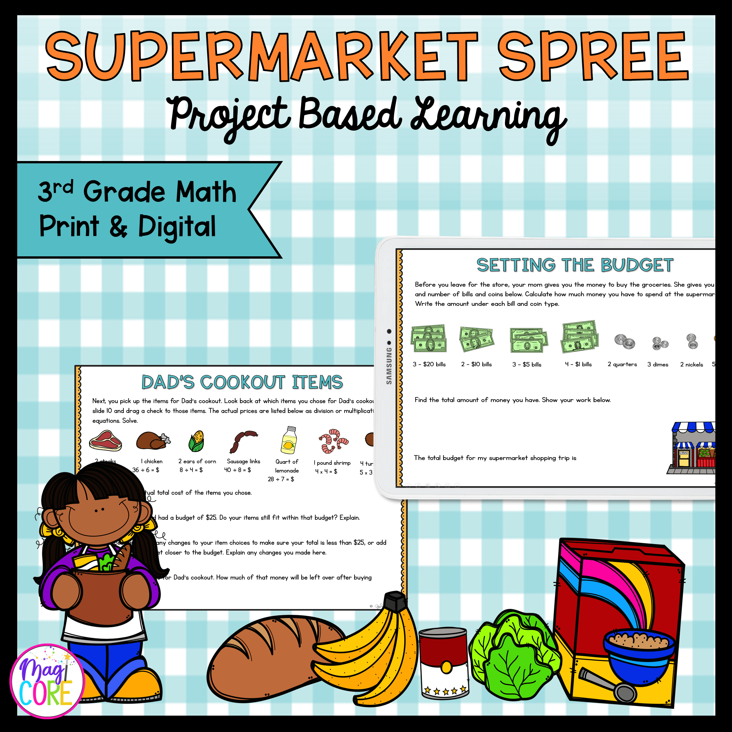3rd Grade Math Project Based Learning Bundle #3 - Image 14