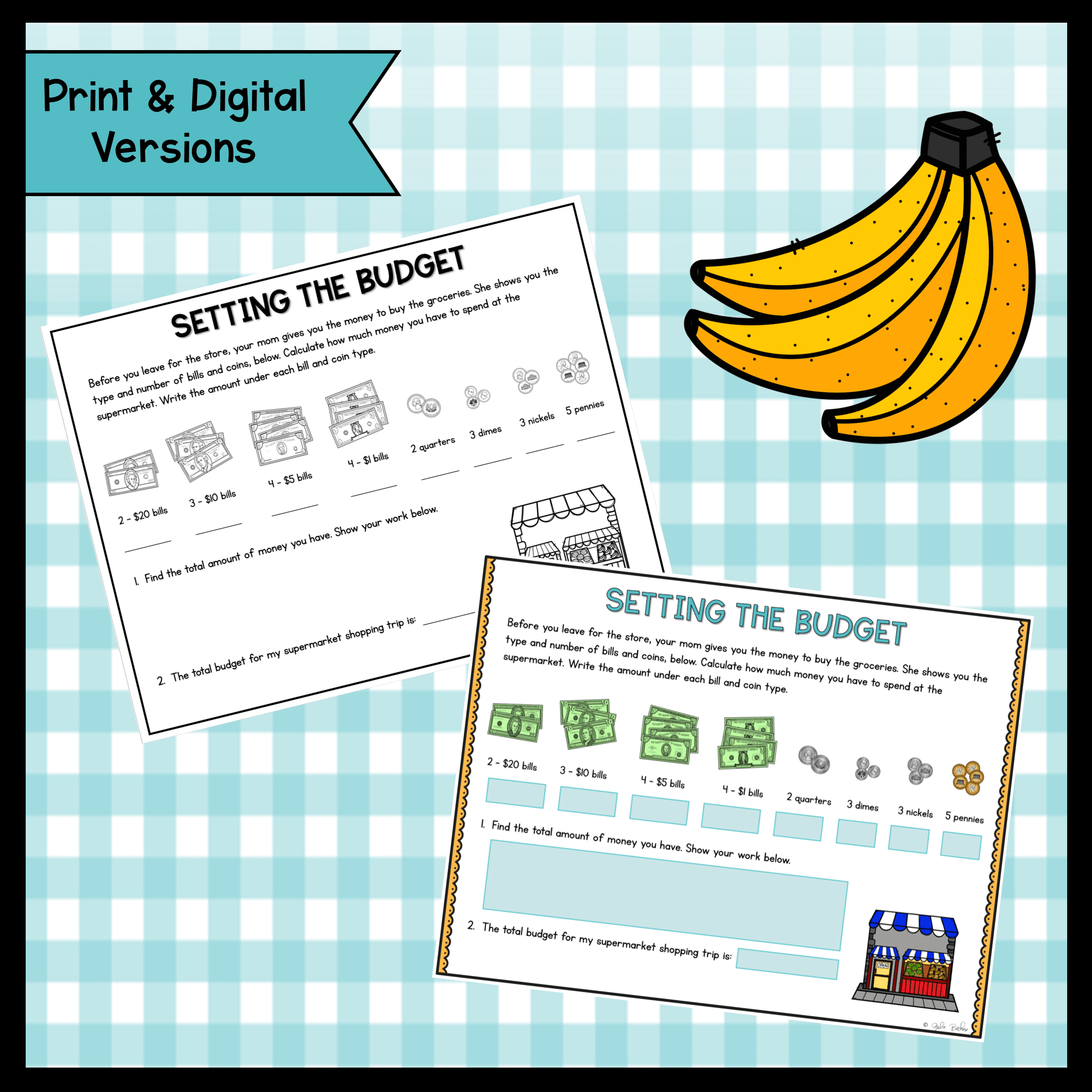 3rd Grade Math Project Based Learning Bundle #3 - Image 16
