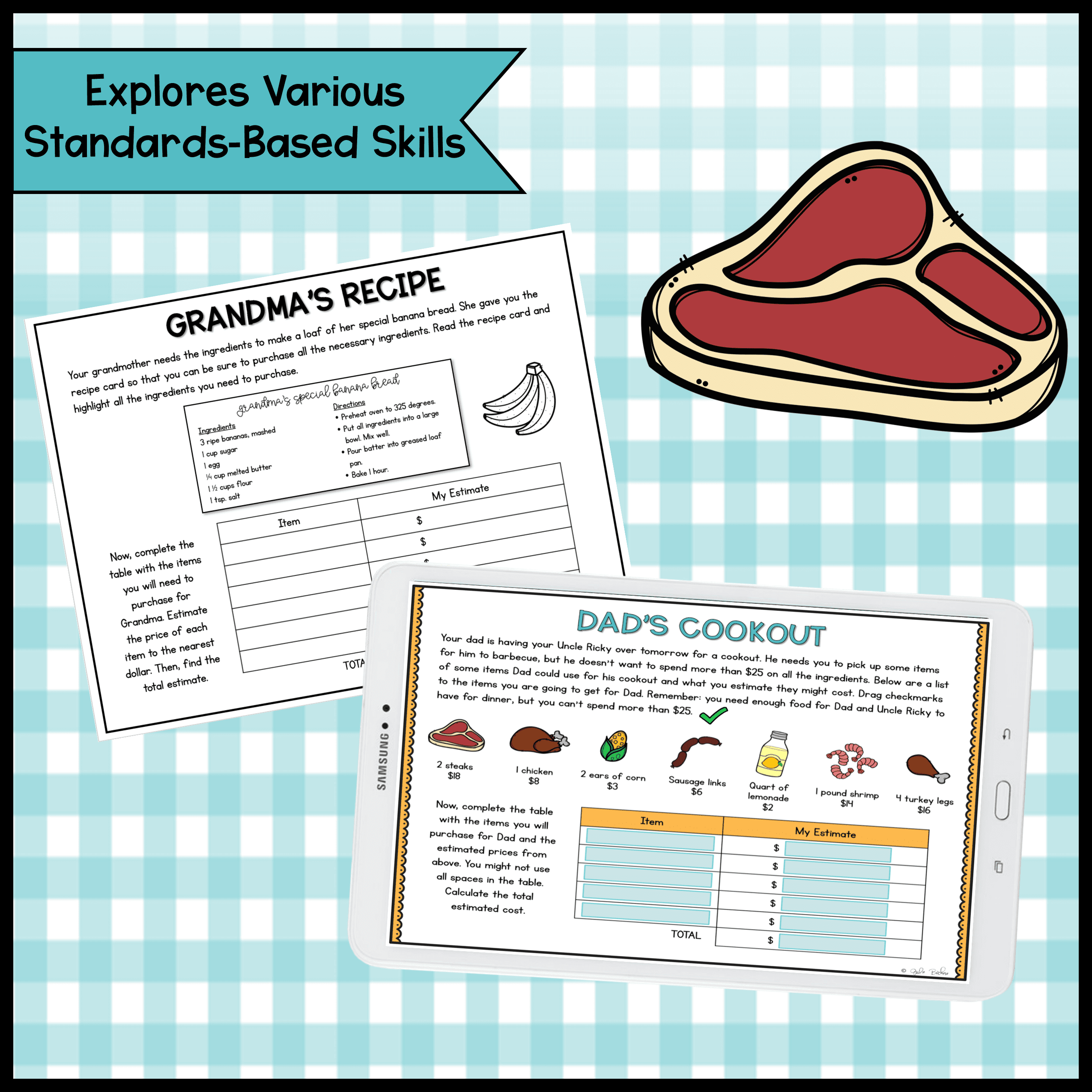 3rd Grade Math Project Based Learning Bundle #3 - Image 17