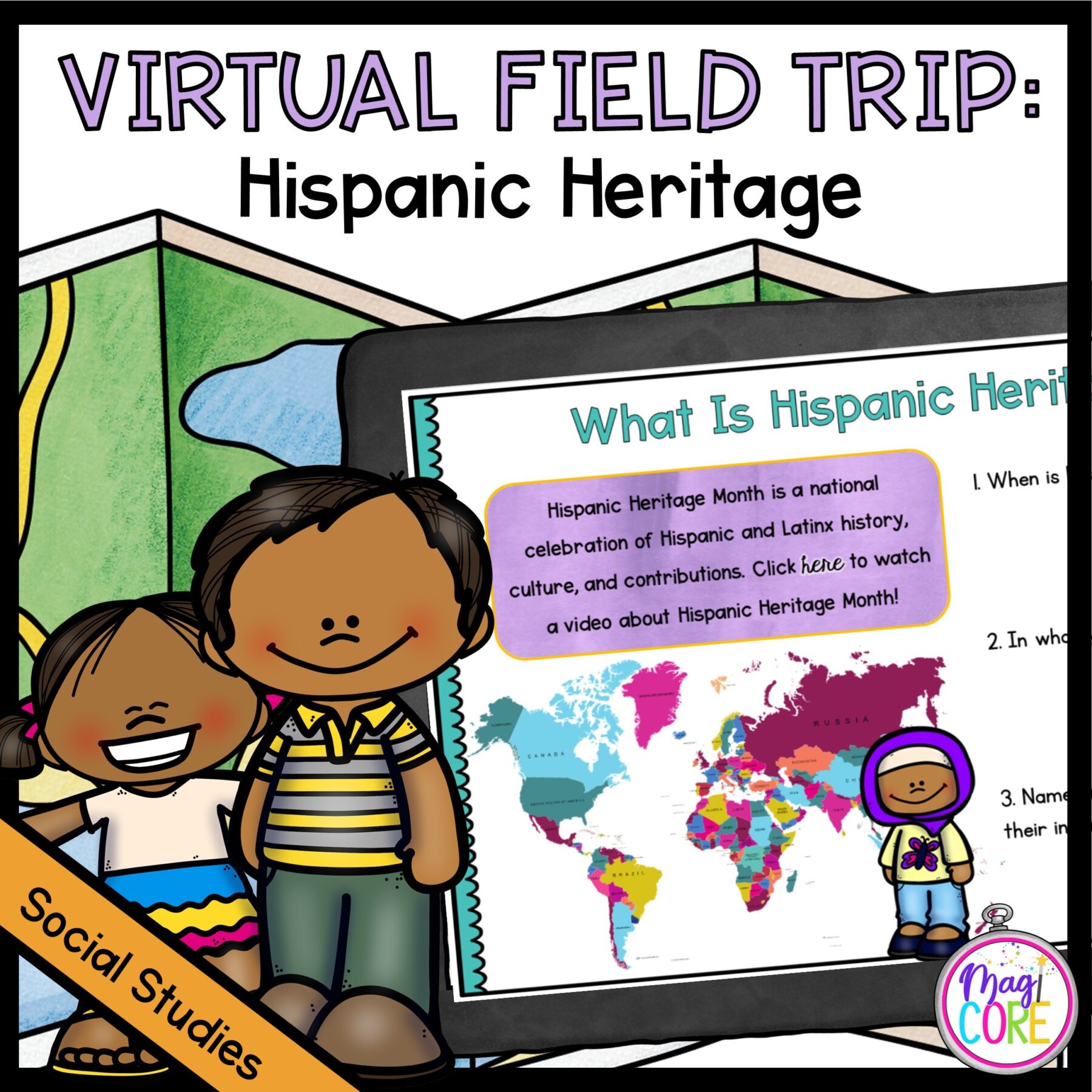 Cultural Awareness Virtual Field Trips - BUNDLE Google Slides Digital Resources - Image 18