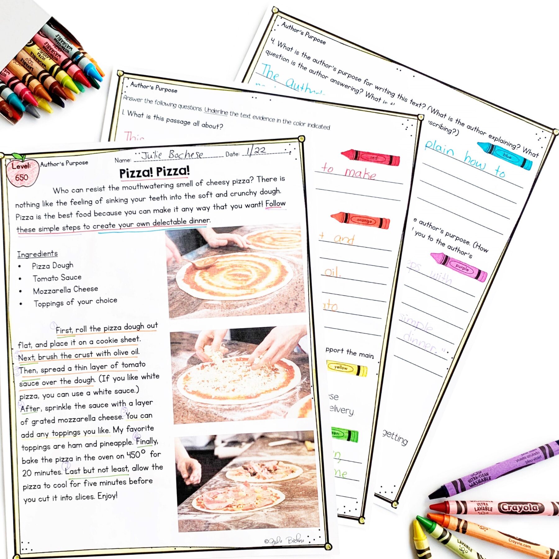 Author's Purpose - Florida BEST Reading Comprehension ELA.2.R.2.3 & ELA.3.R.2.3 - Image 2