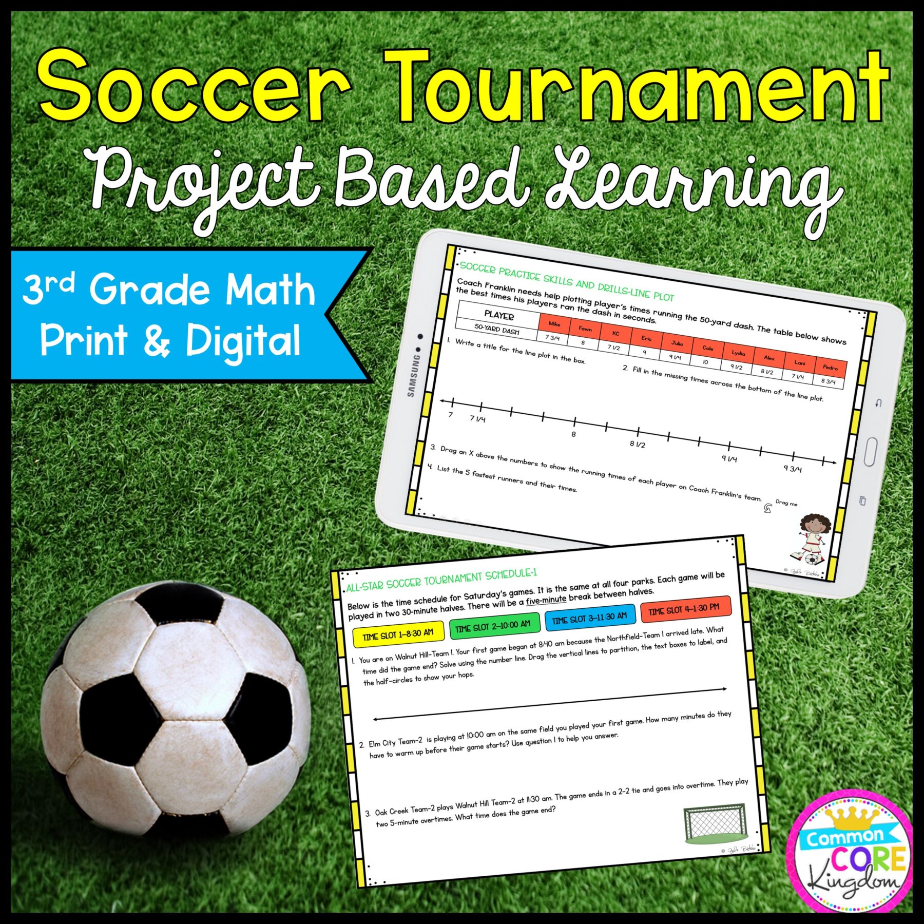3rd Grade Math Project Based Learning Bundle #2 - Image 2