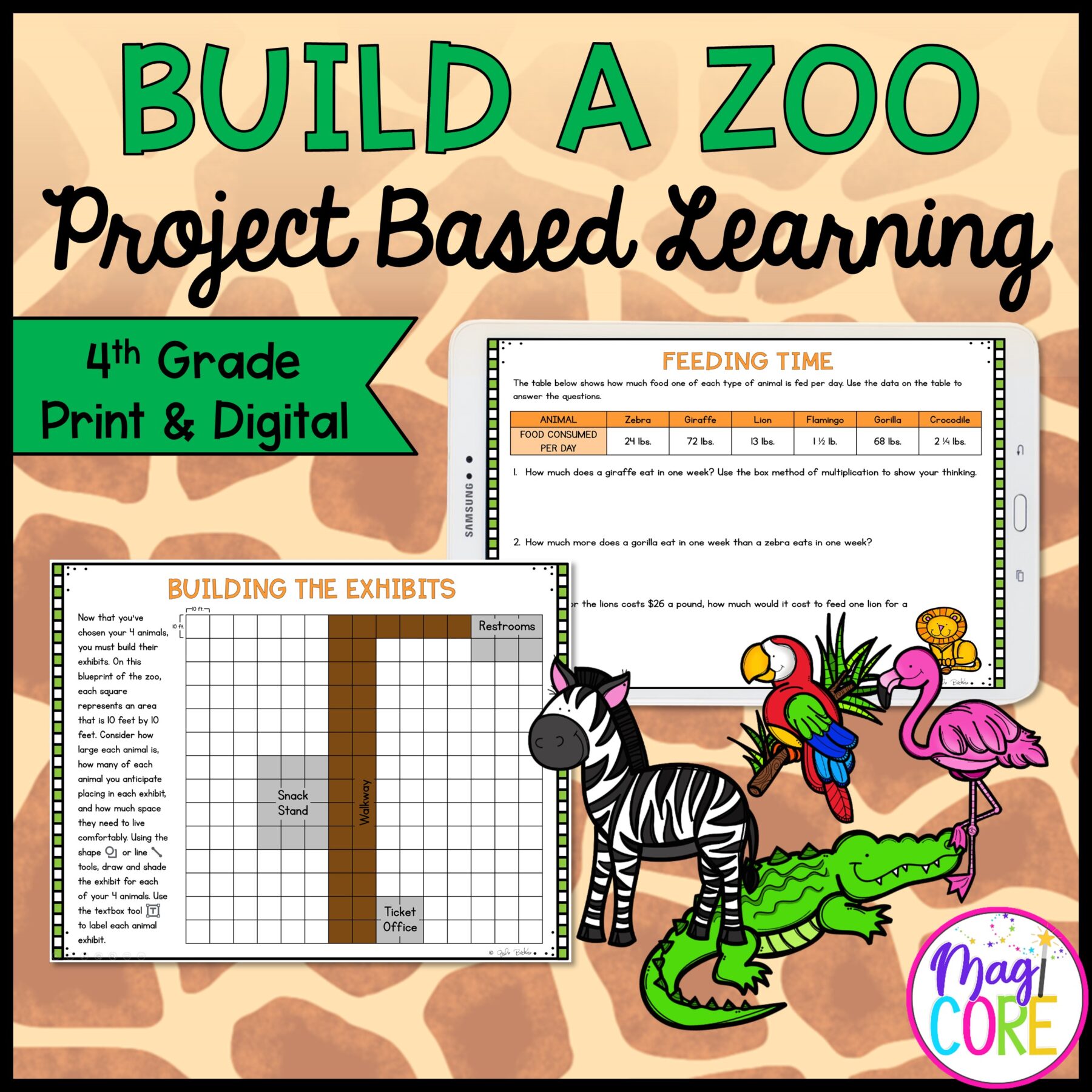 4th Grade Math Project Based Learning Bundle #1 - Image 2