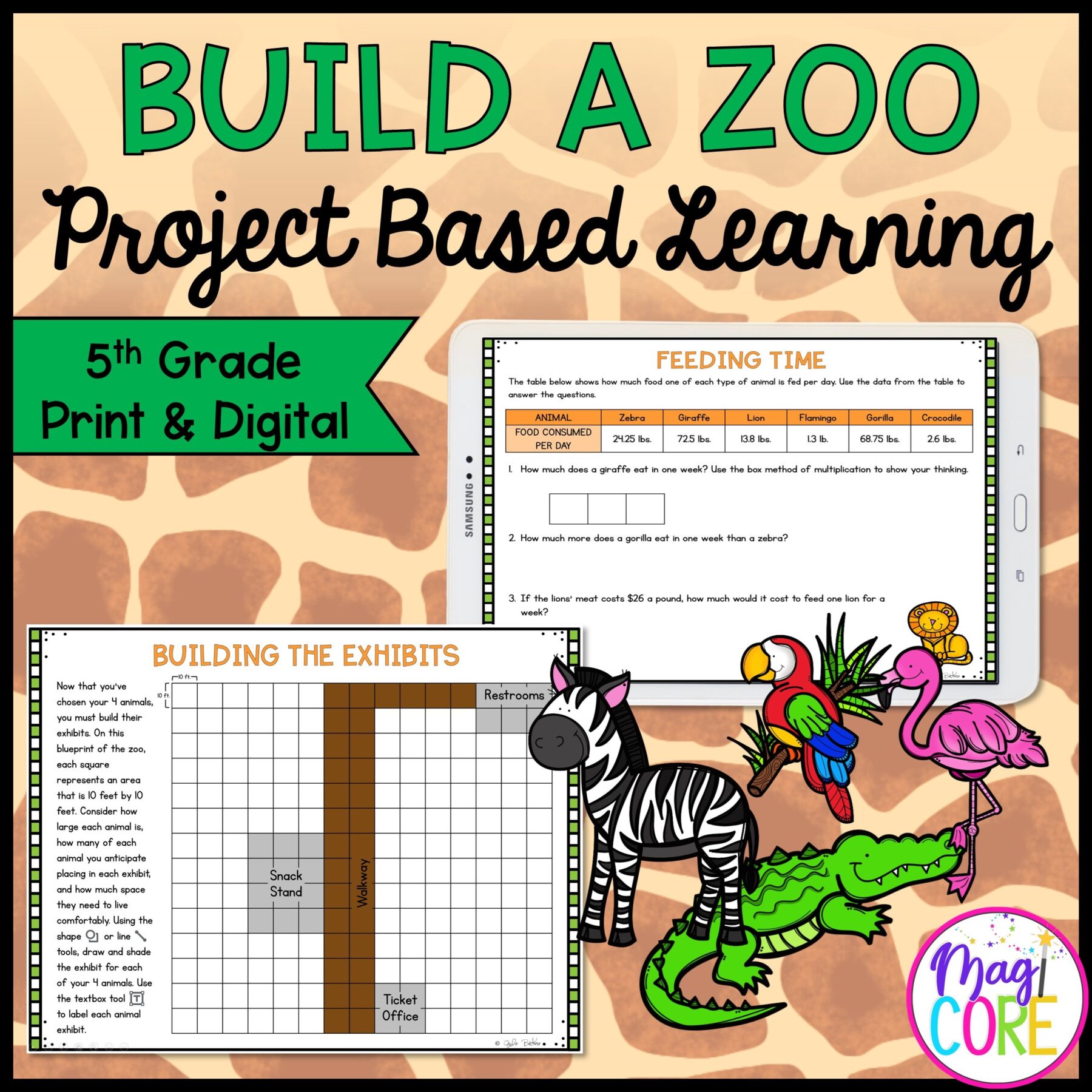 5th Grade Math Project Based Learning Bundle #1 - Image 2