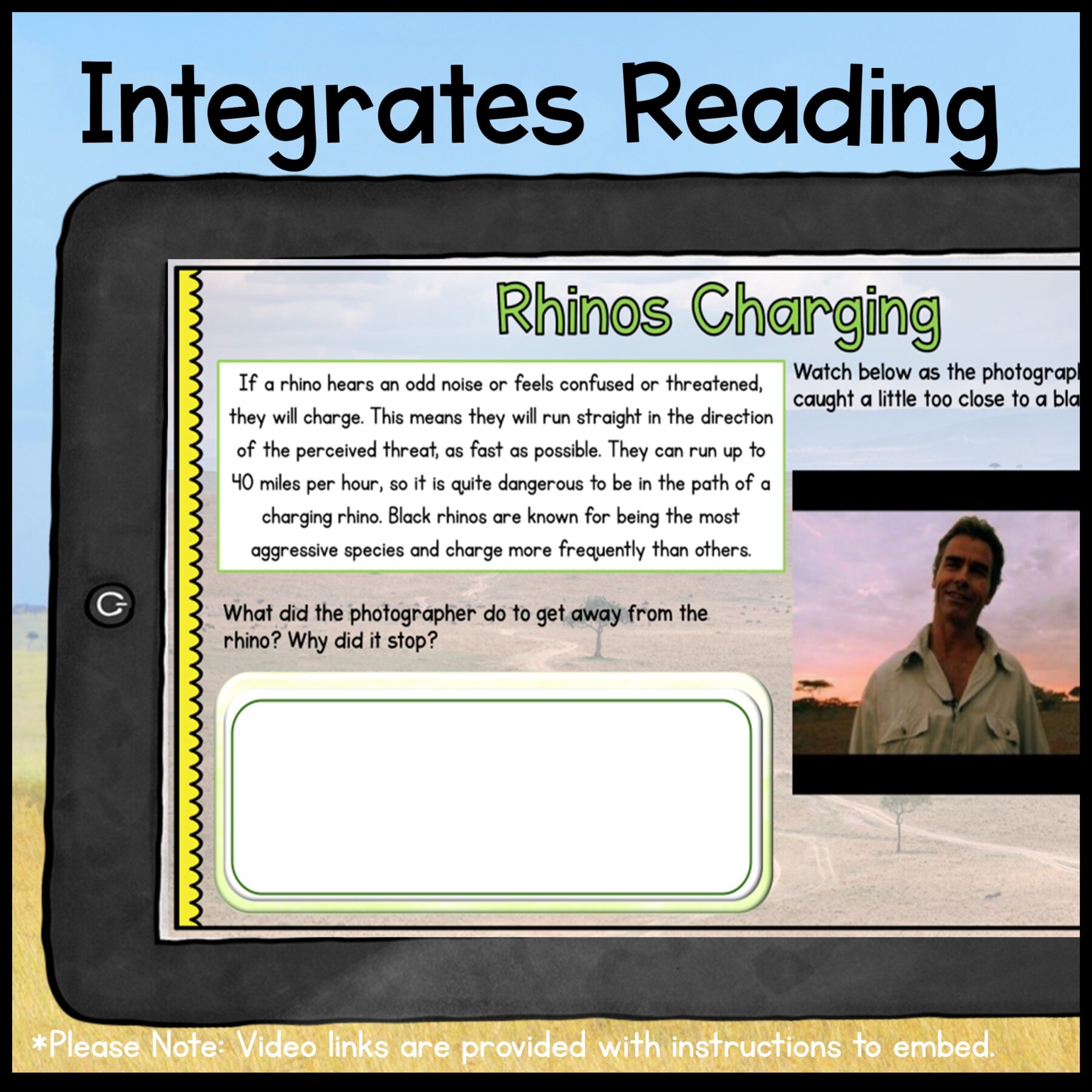 Rhinos Digital Research Webquest - 2nd-5th Grade - Google Slides - Image 2