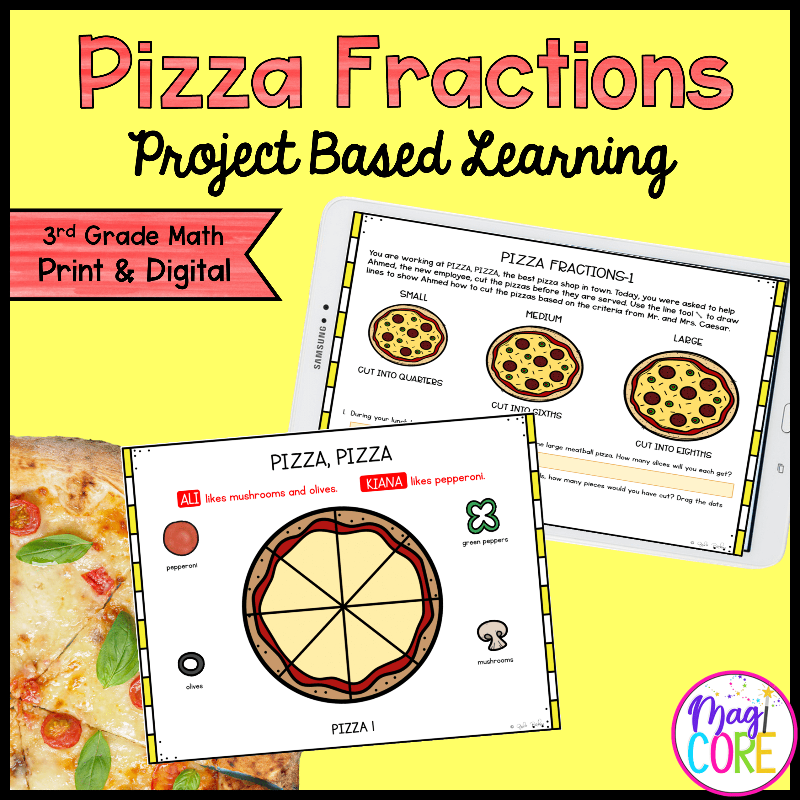 3rd Grade Math Project Based Learning Bundle #3 - Image 2