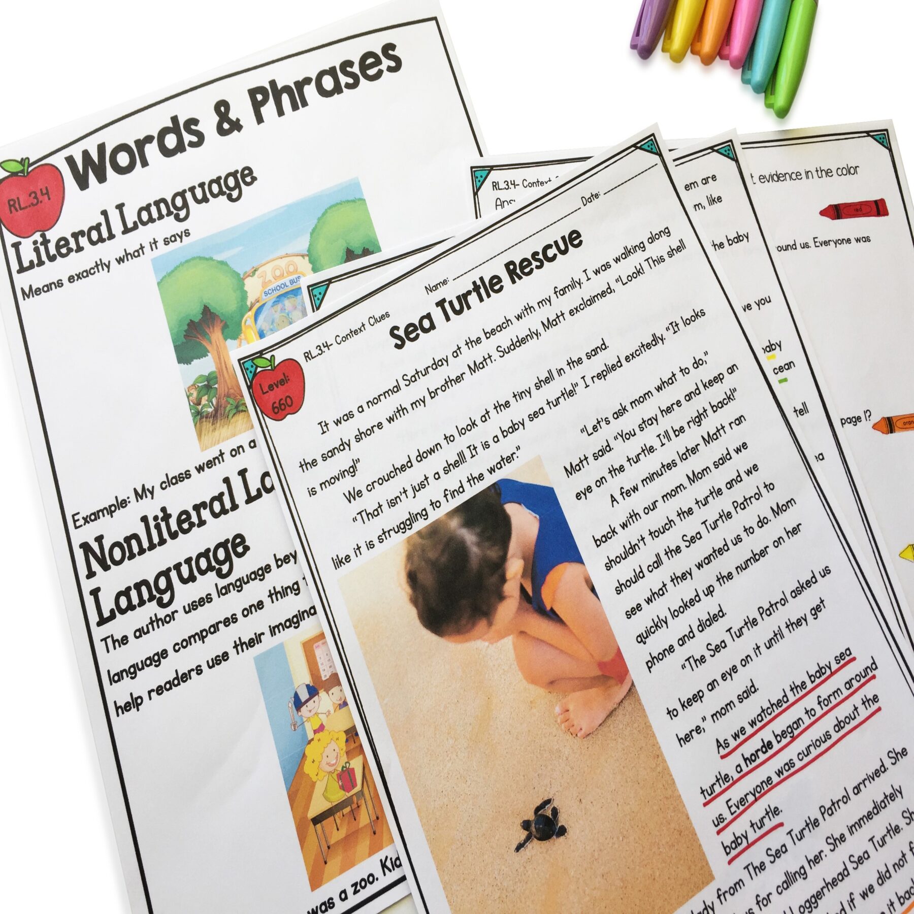Context Clues in Stories 2nd & 3rd Grade Florida BEST ELA.2.V.1.3 & ELA.3.V.1.3 - Image 3