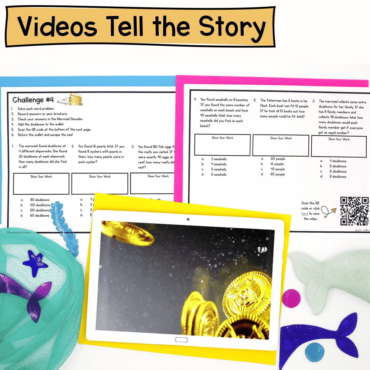 Multiplication & Division Unknown Factors Multiples of 10 Escape Room 3rd Grade - Image 3