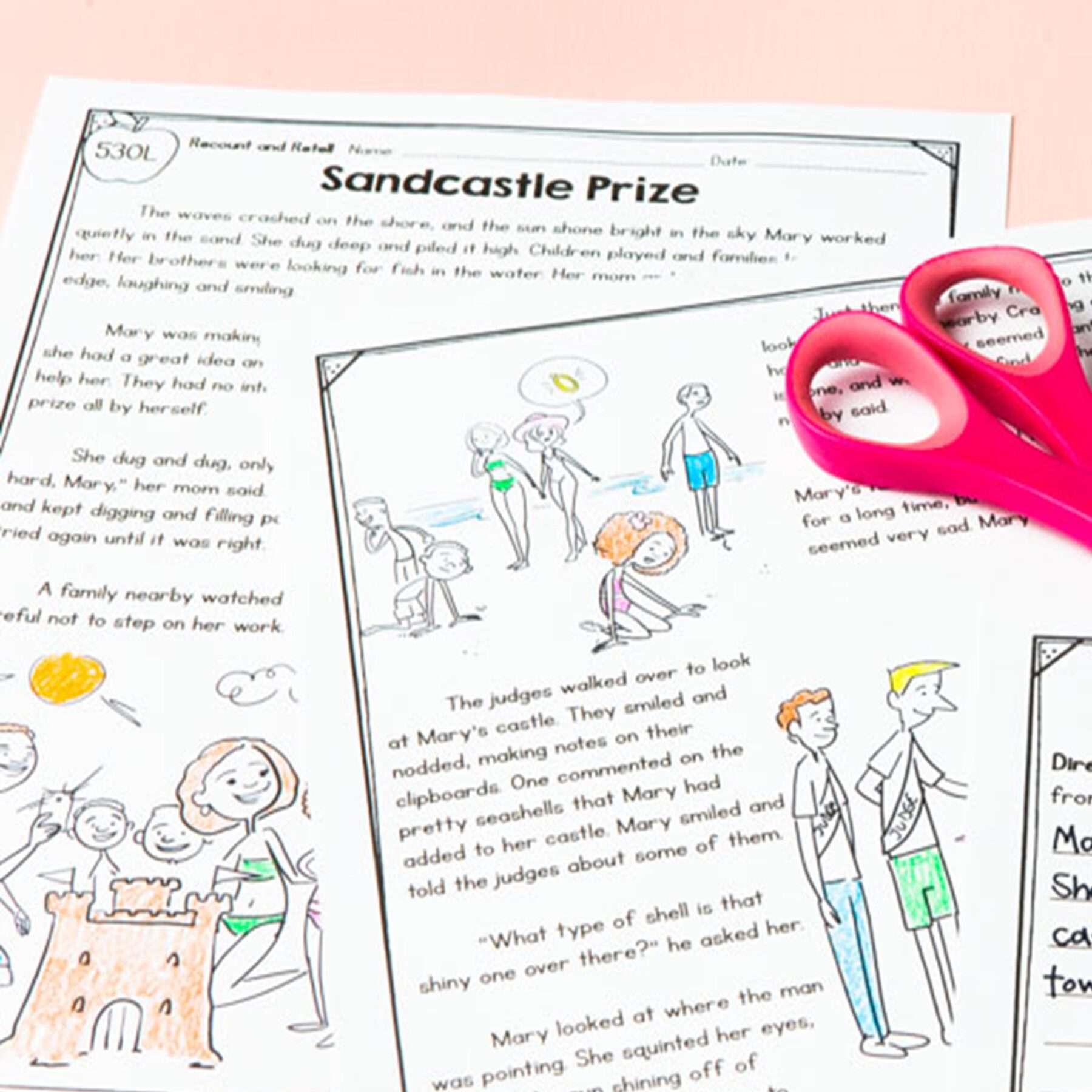 Summarize Fiction 3rd Grade Florida BEST Close Reading Comprehension ELA.3.R.3.2 - Image 3