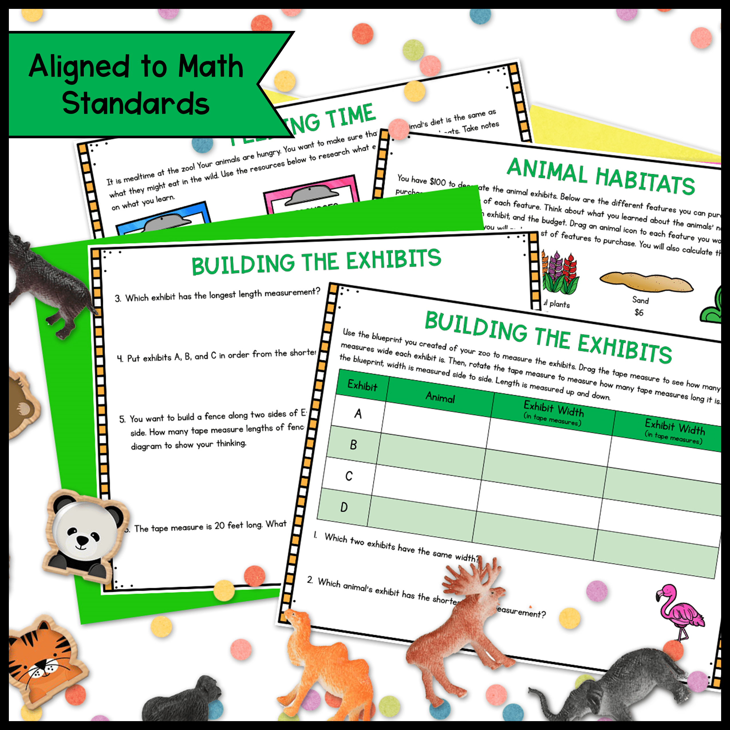Build a Zoo Project Based Learning - 1st Grade Math PBL - Image 3