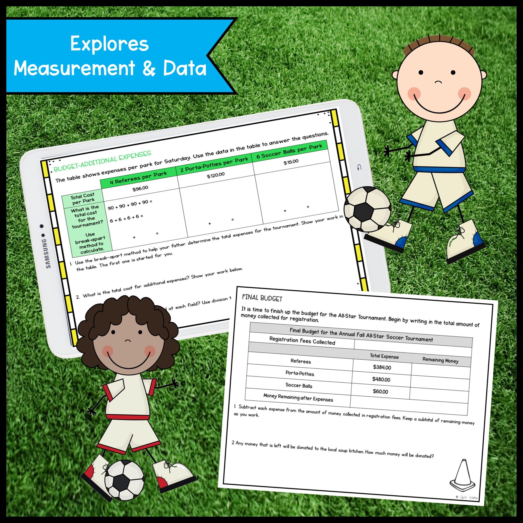 3rd Grade Math Project Based Learning Bundle #2 - Image 4