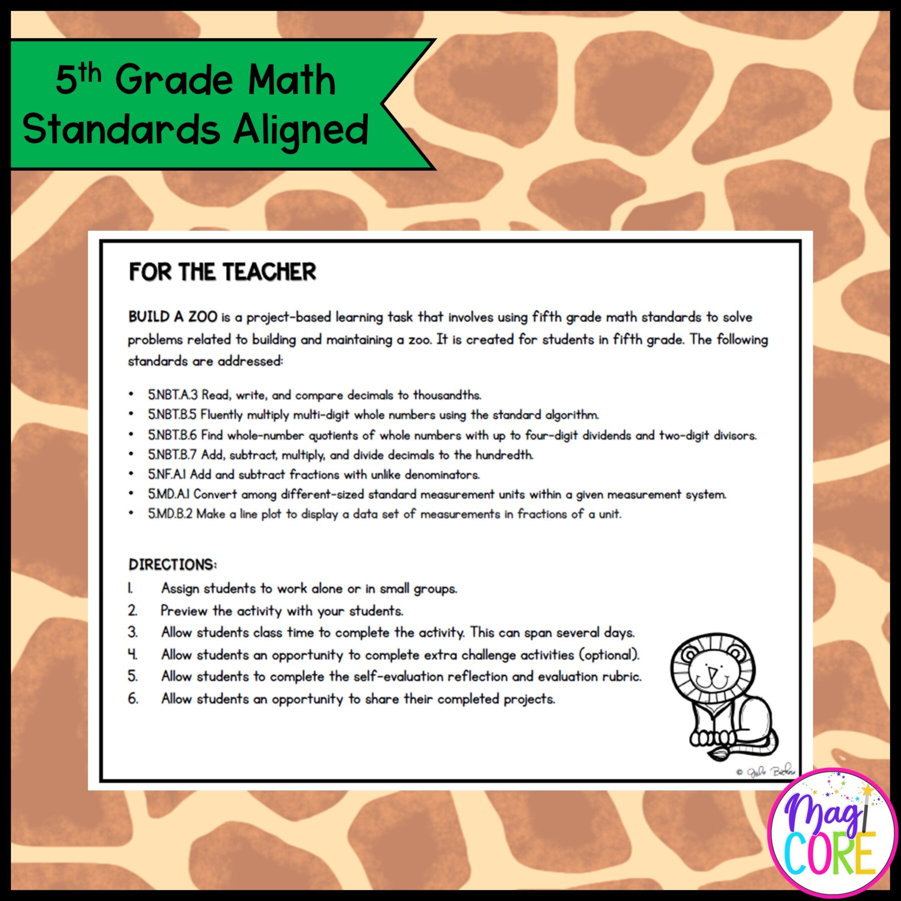 5th Grade Math Project Based Learning Bundle #1 - Image 4