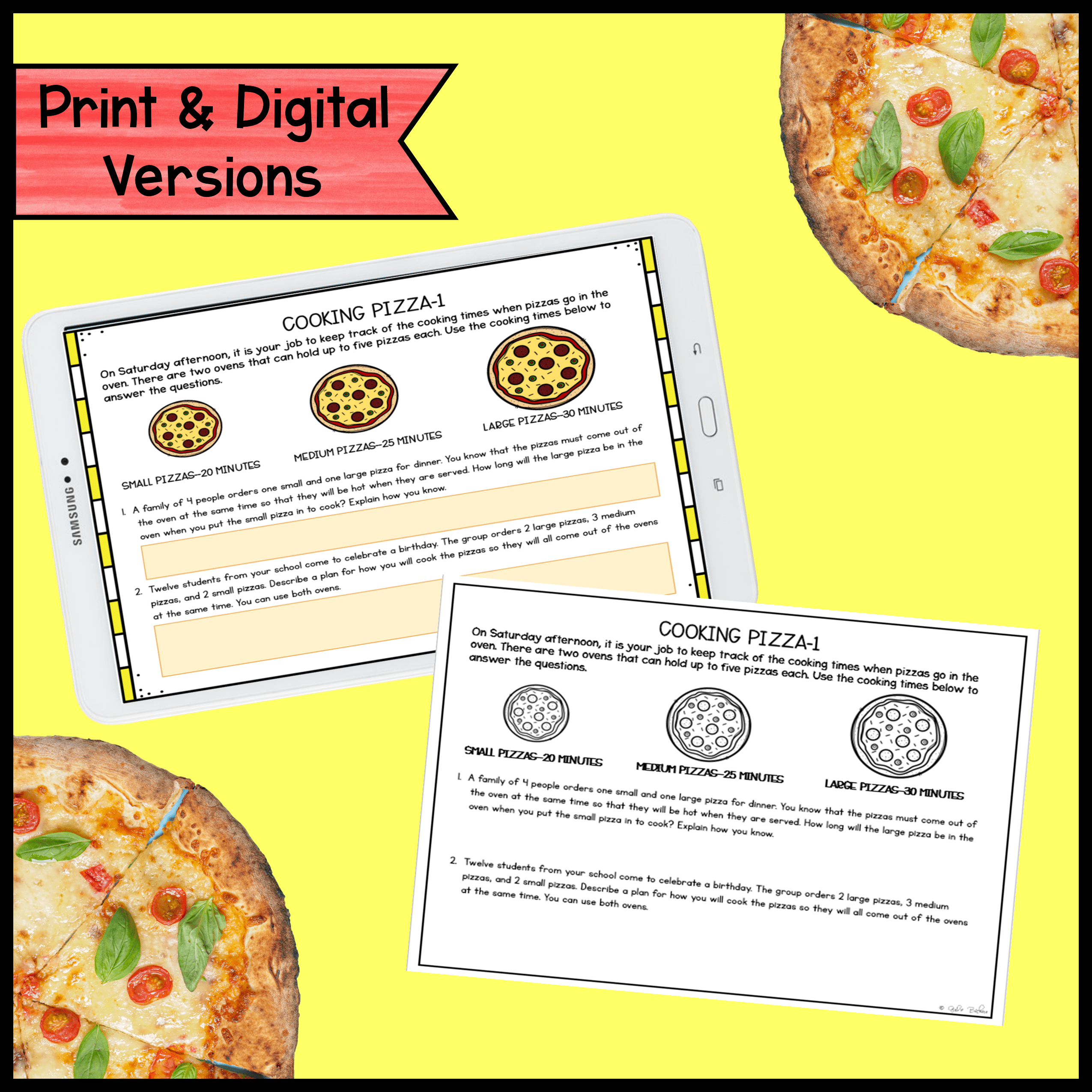3rd Grade Math Project Based Learning Bundle #3 - Image 4