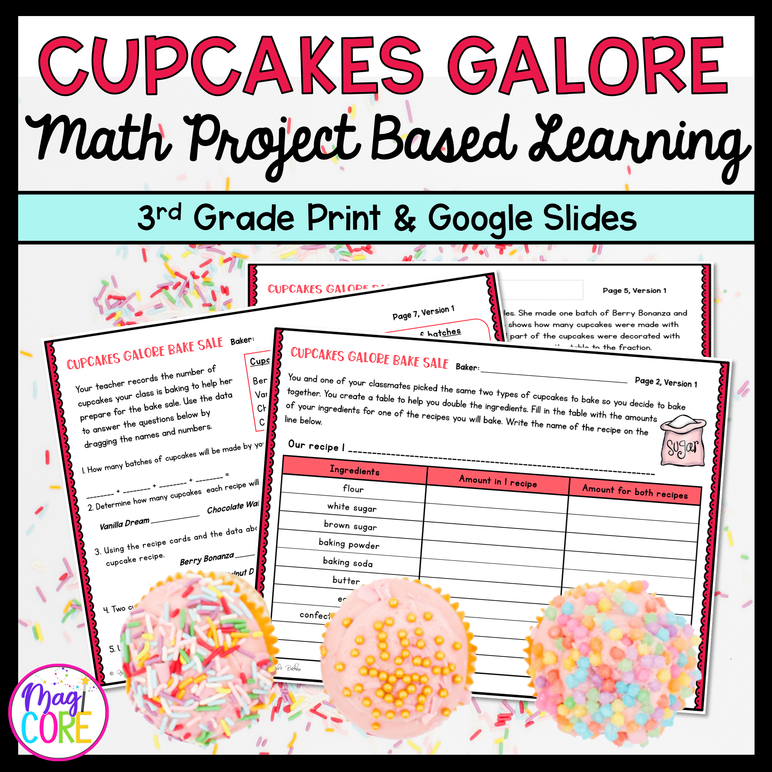 Project Based Learning Math Bundle #1 - 3rd Grade Math PBL - Image 4