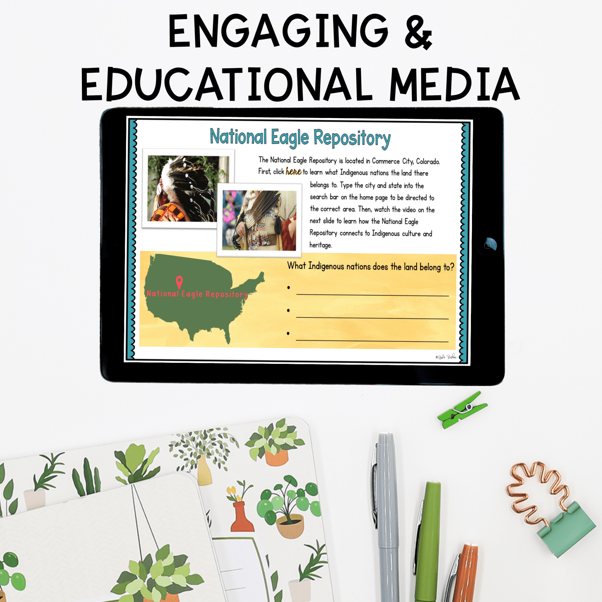 Virtual Field Trip Native Americans & Indigenous Peoples Google Slides Digital - Image 5