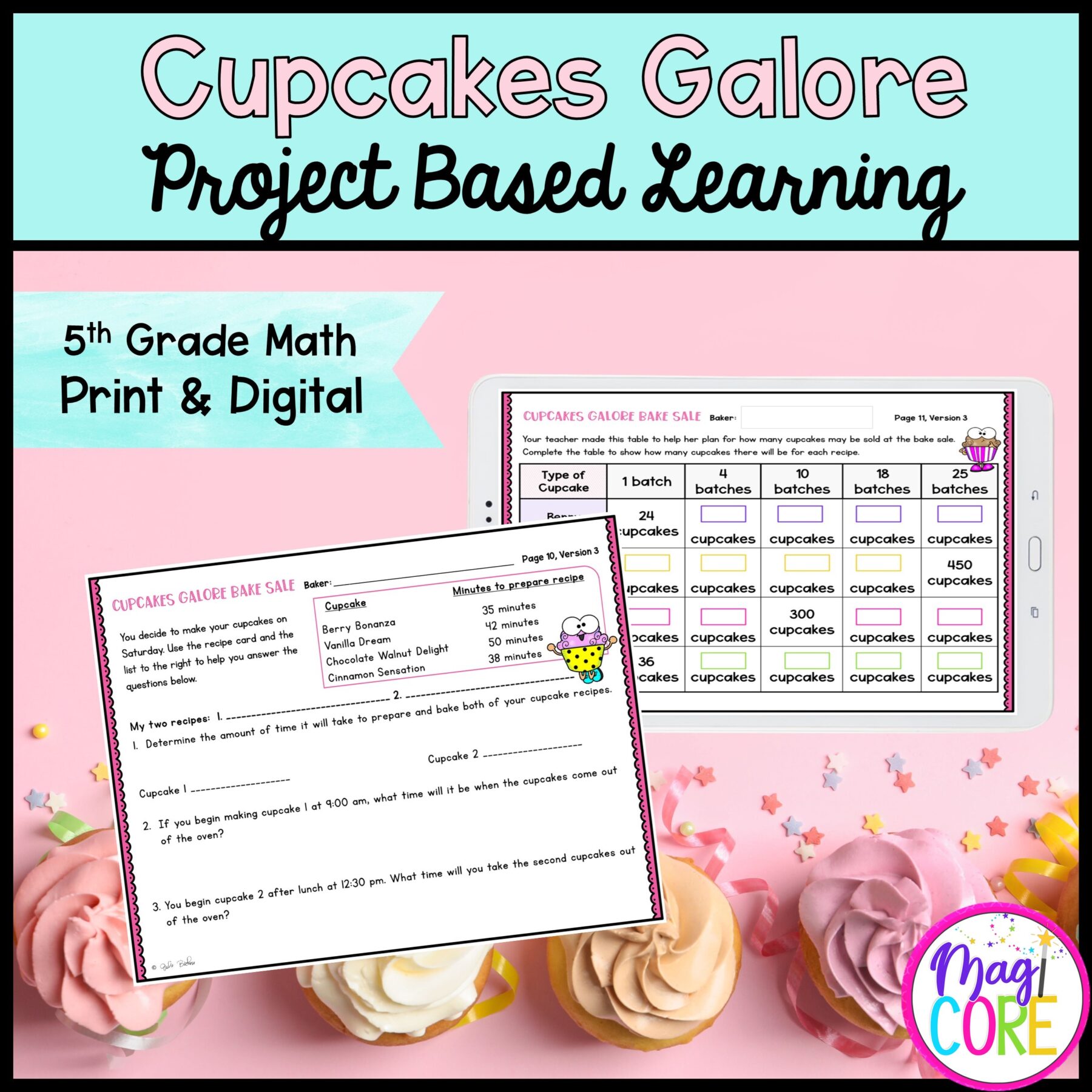 5th Grade Math Project Based Learning Bundle #1 - Image 5
