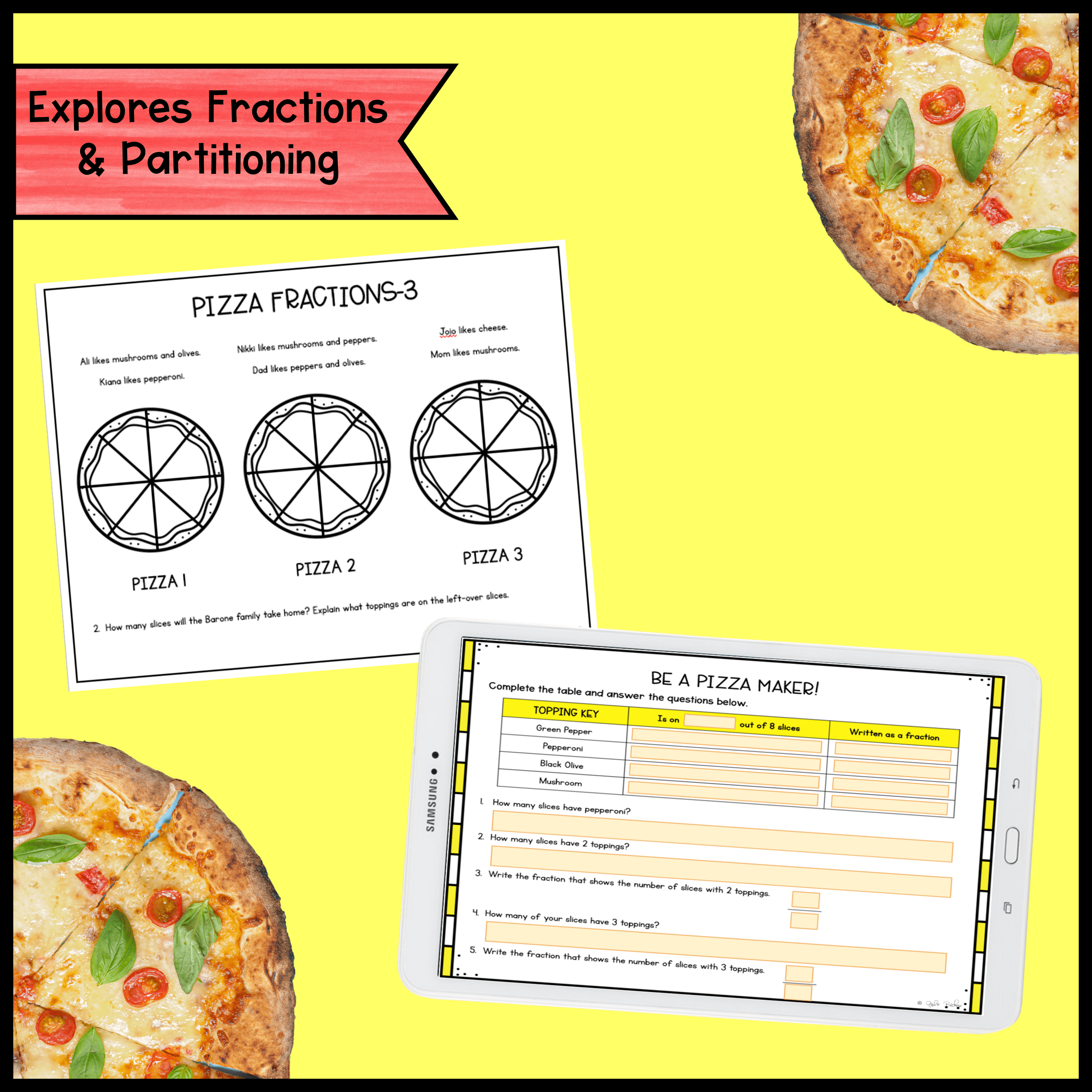 3rd Grade Math Project Based Learning Bundle #3 - Image 5