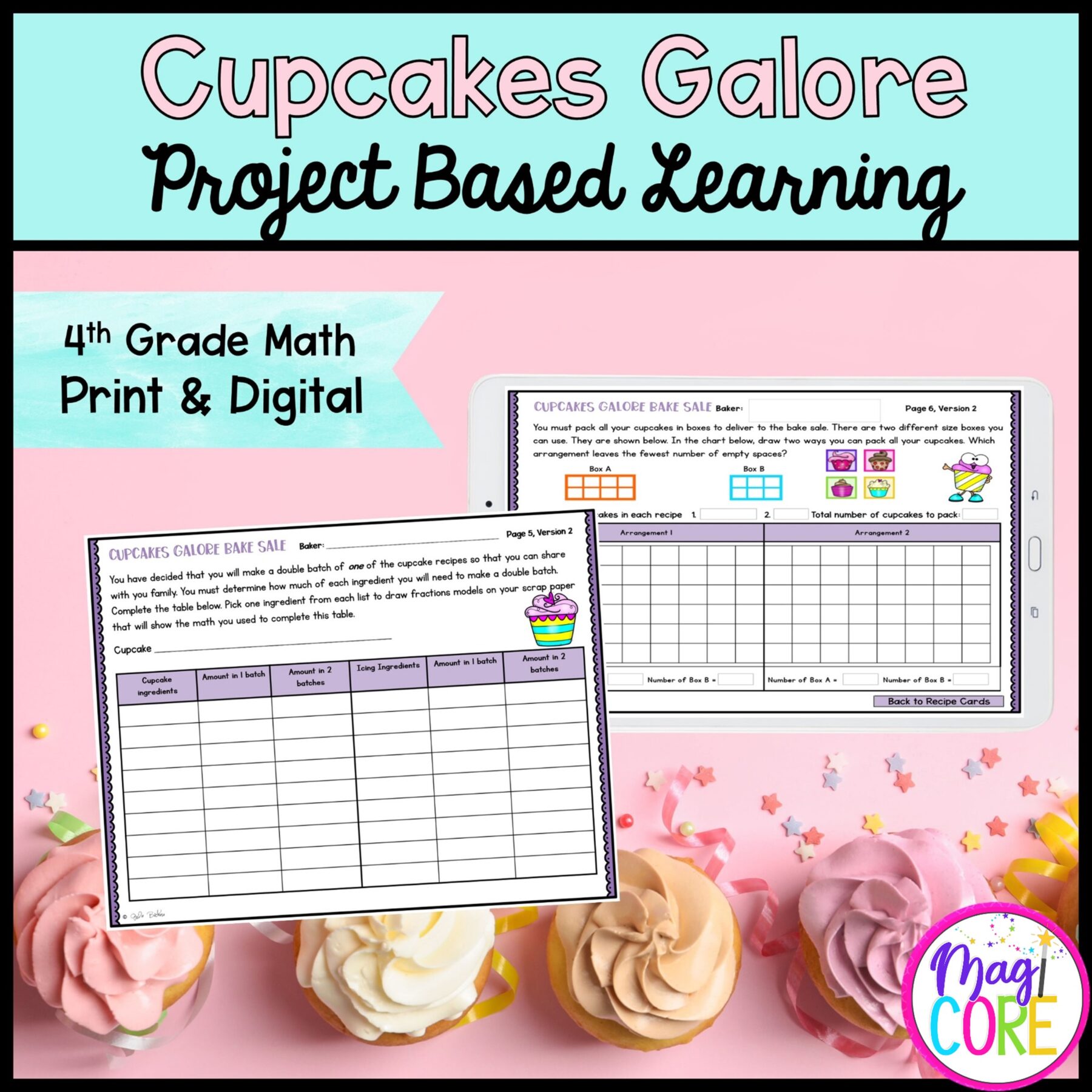 4th Grade Math Project Based Learning Bundle #1 - Image 6