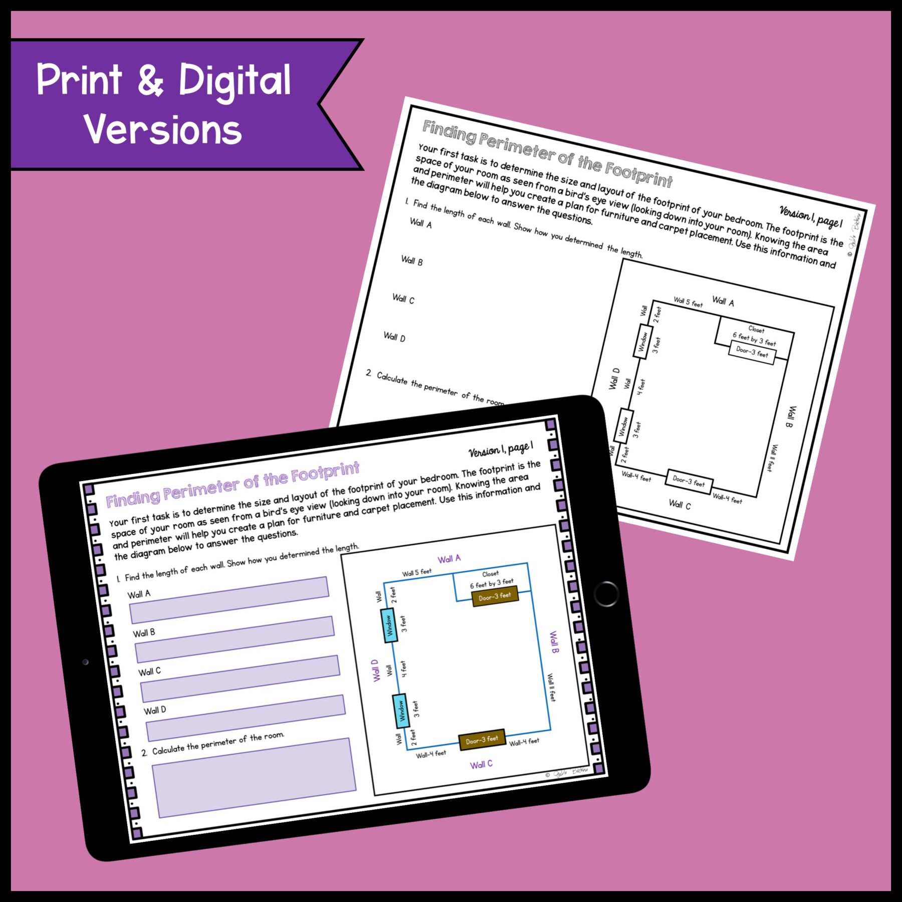 3rd Grade Math Project Based Learning Bundle #2 - Image 8