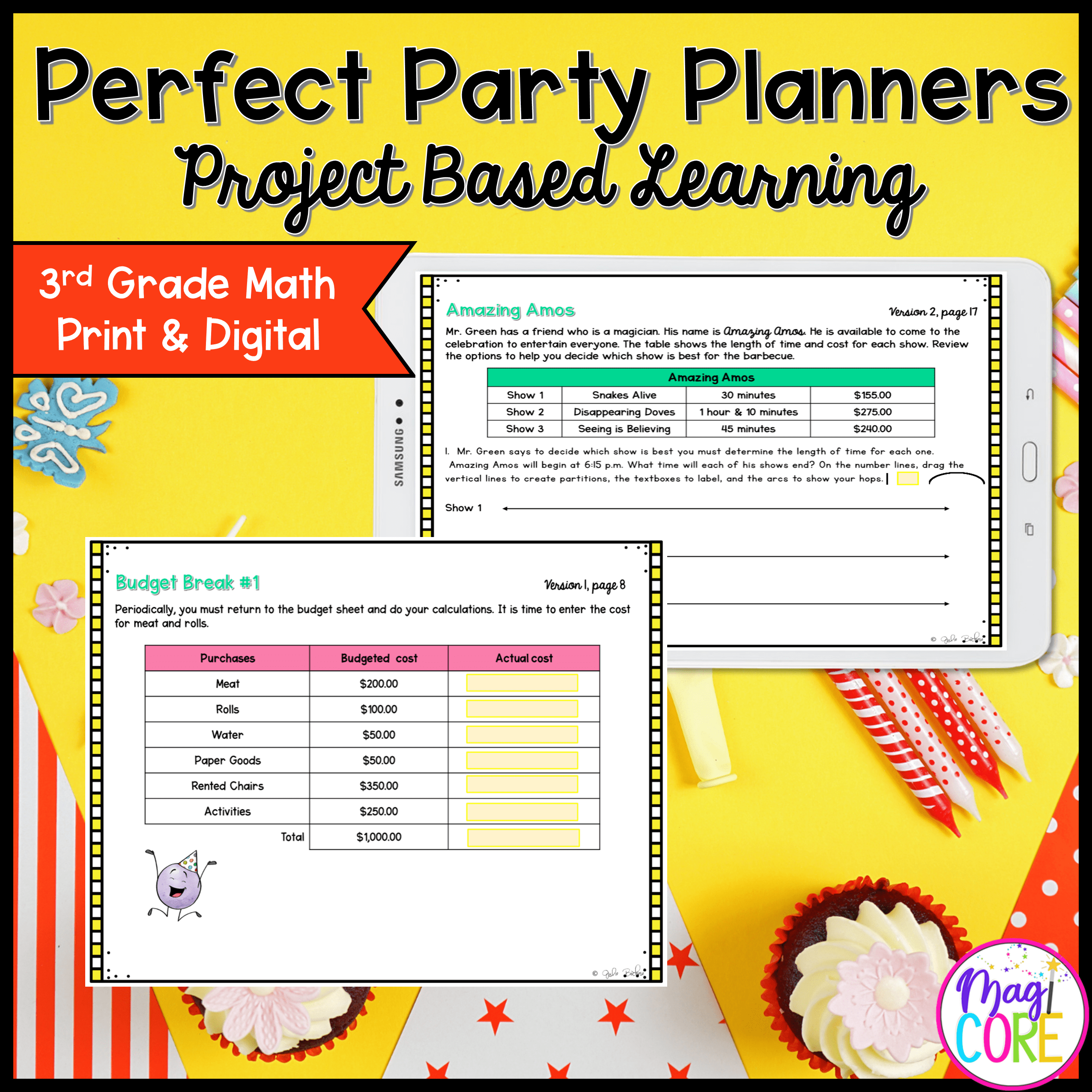 3rd Grade Math Project Based Learning Bundle #3 - Image 8