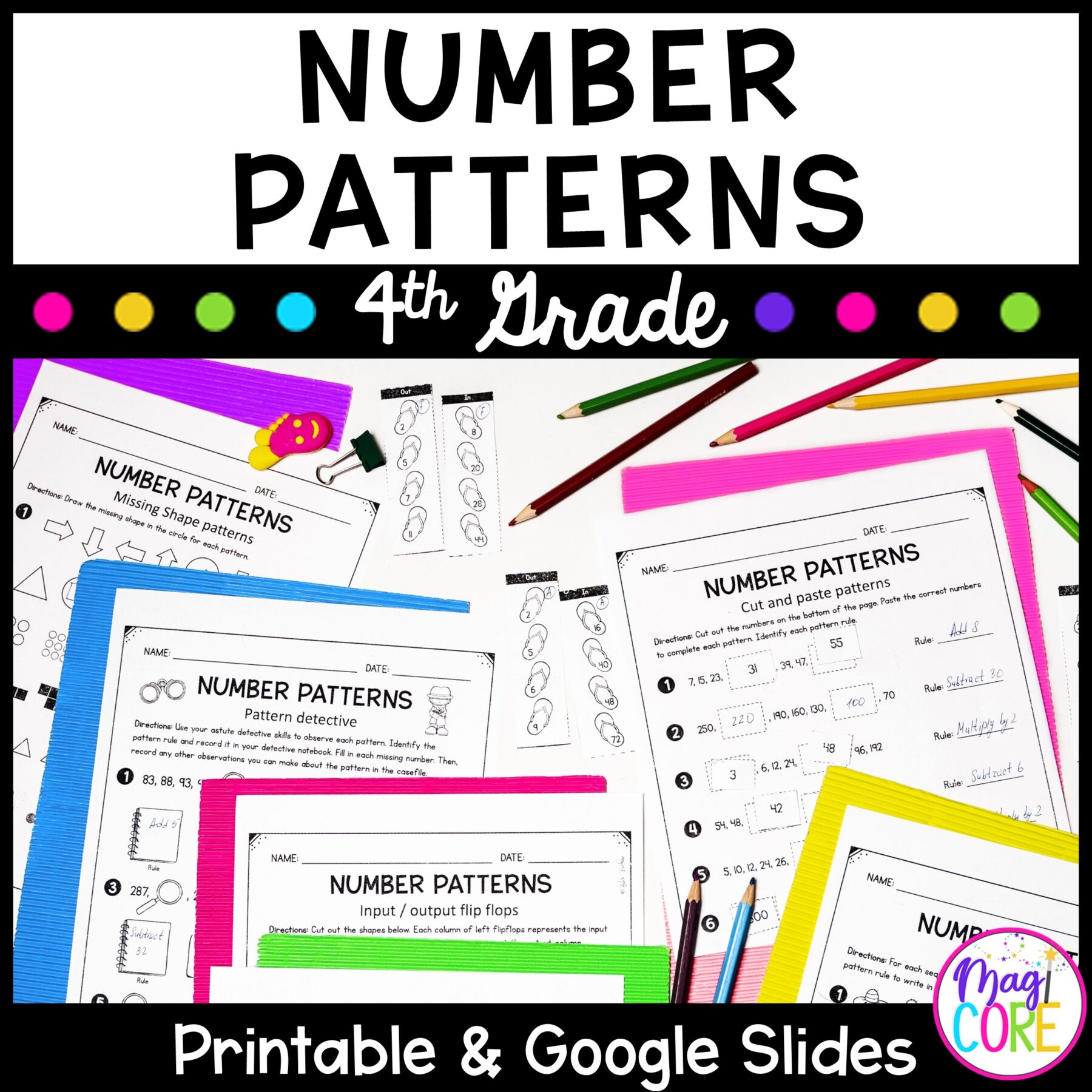 4th Grade Math Year Long Bundle - Print and Digital - Image 7