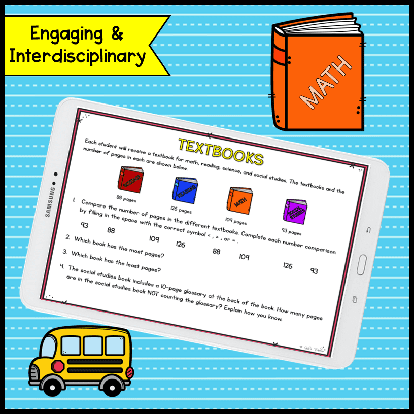 2nd Grade Project Based Learning Math Activities - Back To School Math PBL Games - Image 8