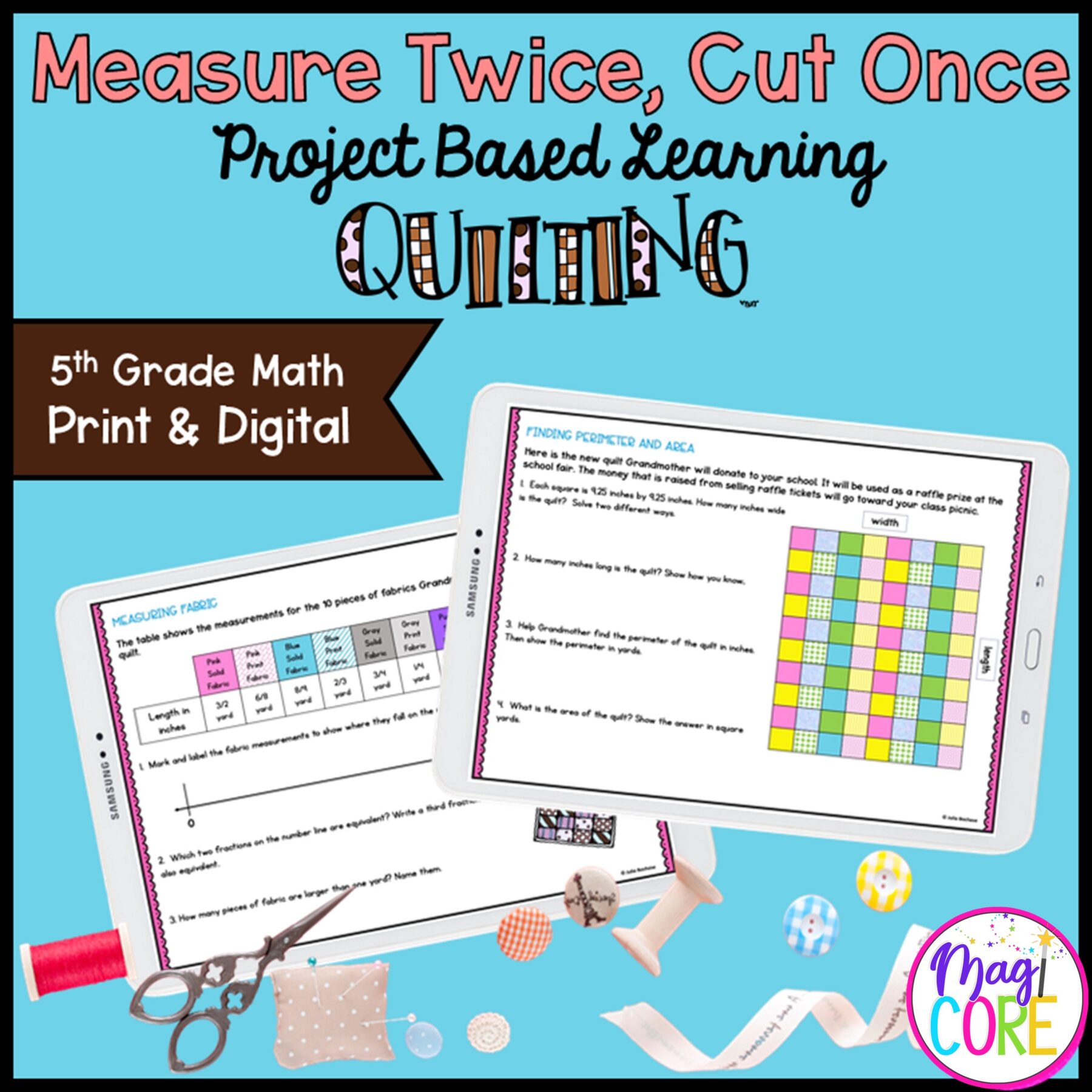 5th Grade Math Project Based Learning Bundle #1 - Image 9