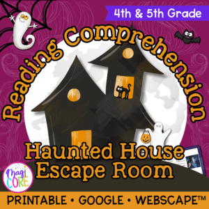 Escape the Haunted House Halloween Escape Room & Webscape™ - 4th & 5th Grade