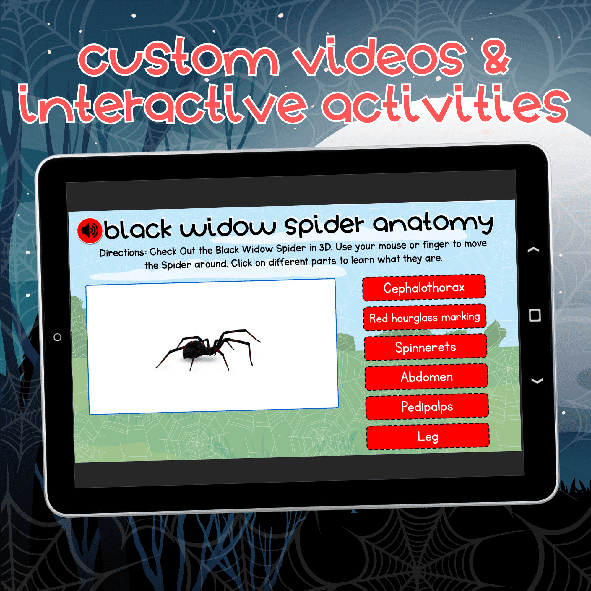 Creepy & Spooky Animals Digital Lessons Bundle Report Writing Bonus Halloween - Image 2