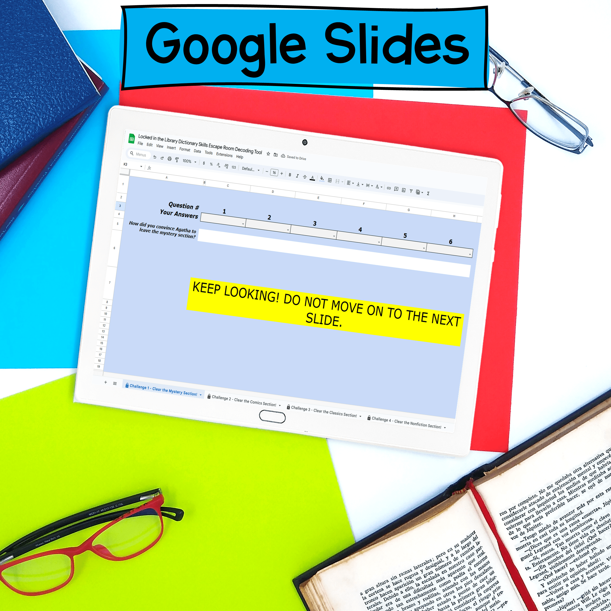 Dictionary Skills 2nd & 3rd Grade ELA Escape Room & Webscape™ Digital Activities - Image 11